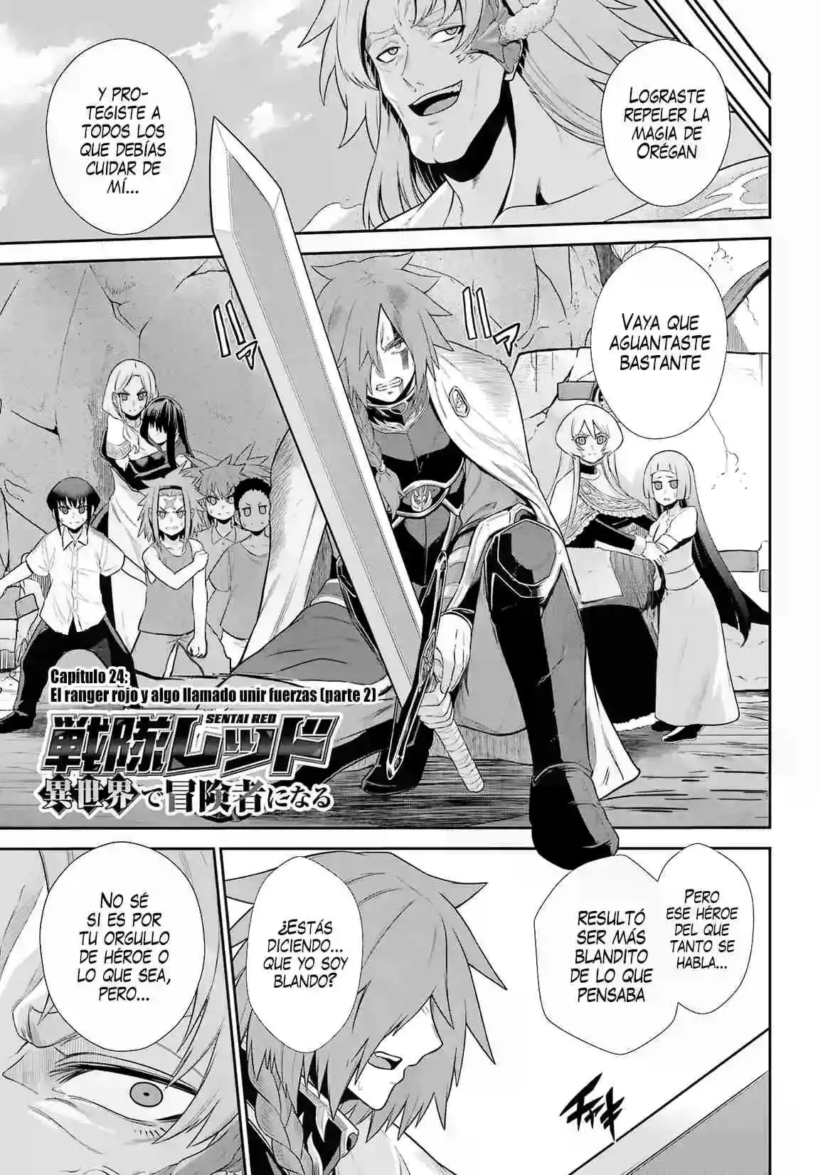 Sentai Red: Isekai de Boukensha ni Naru - Capítulo 24 - Página 24 - LectorTMOo