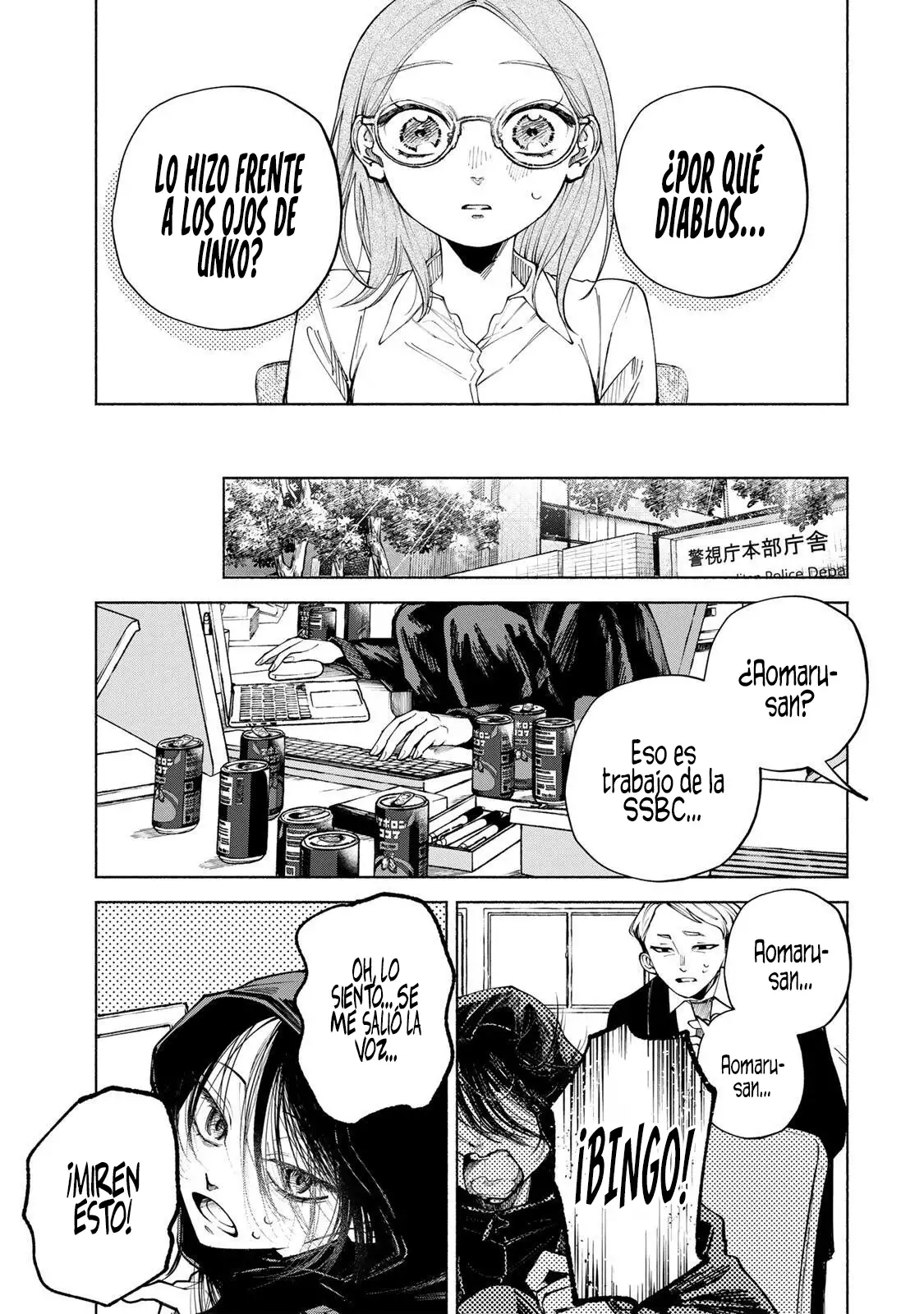 Shiratori Unko tiene 31 trazos capítulo 13 página 14