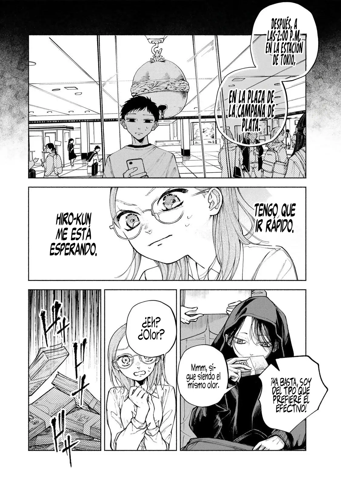 Shiratori Unko tiene 31 trazos capítulo 14 página 8