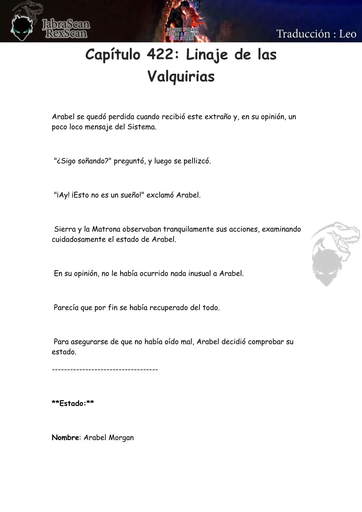 Supreme Husband System! & Supreme Wife System! (Novela) - Capítulo 422 - Página 1 - LectorTMOo