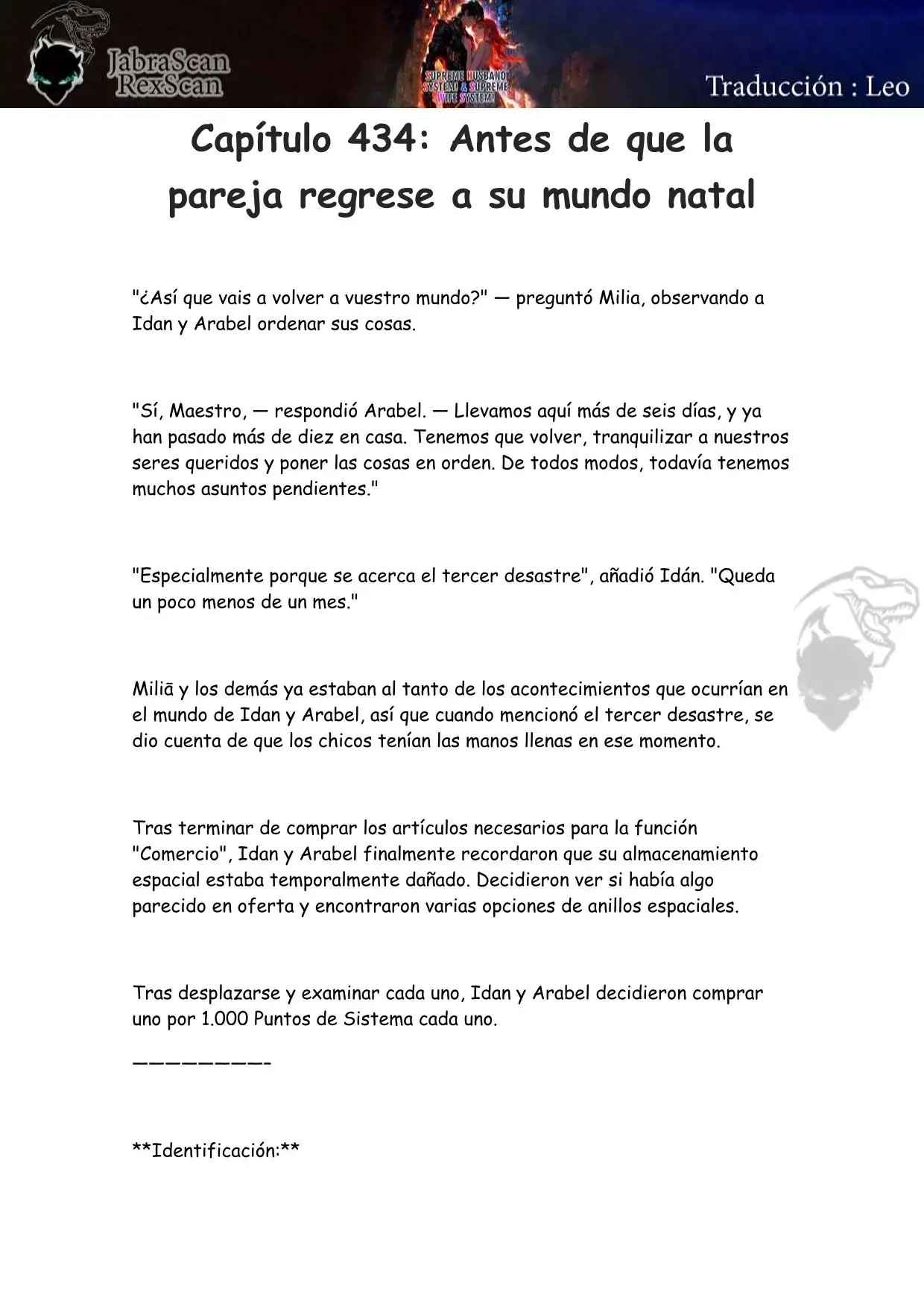 Supreme Husband System! & Supreme Wife System! (Novela) - Capítulo 434 - Página 1 - LectorTMOo