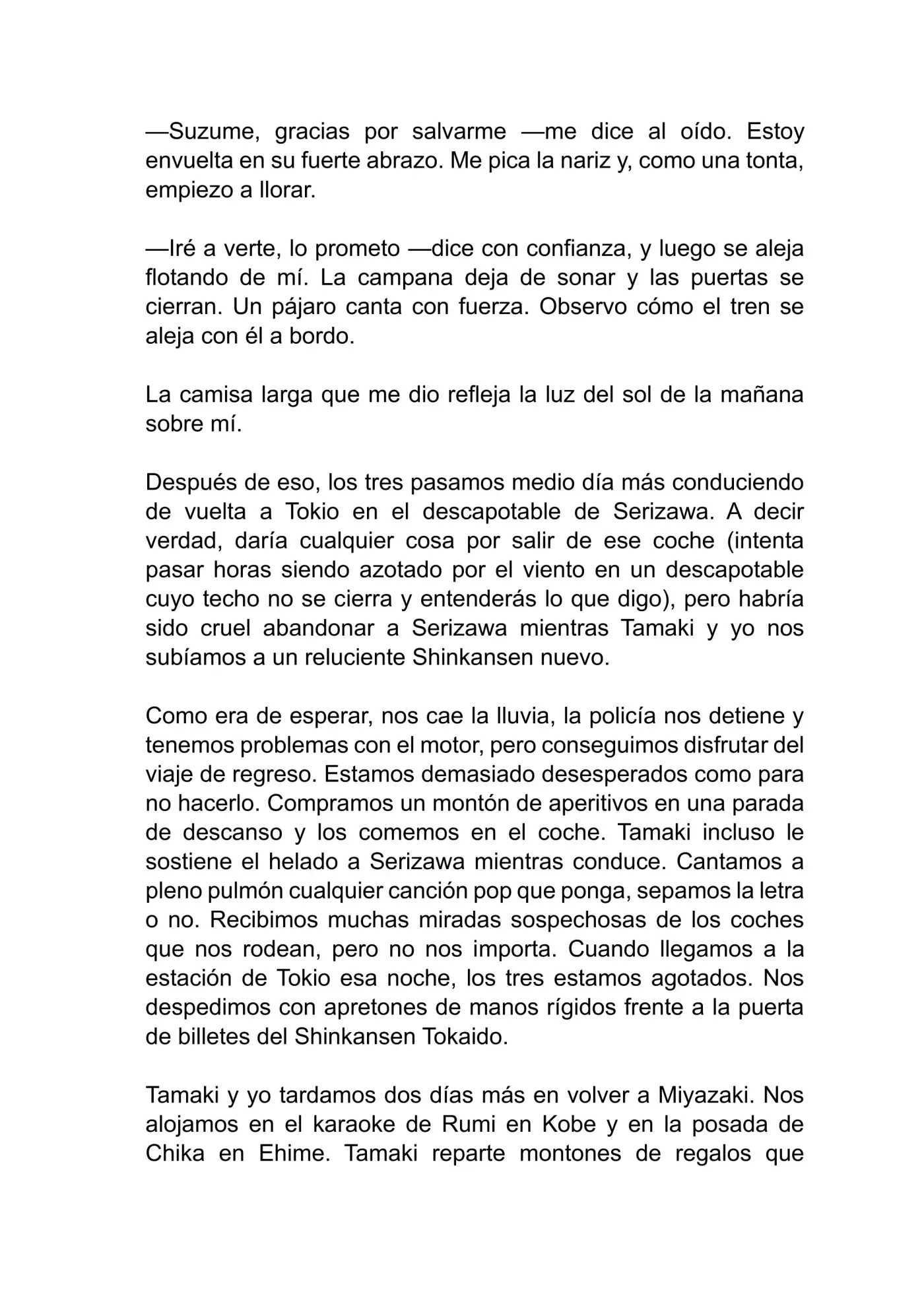Suzume (Novela) - Capítulo 7 - Página 4 - LectorTMOo