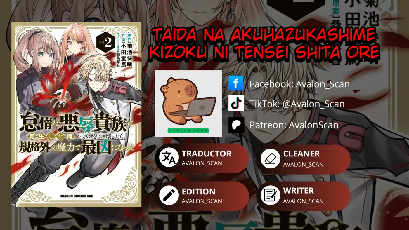 Taida na Akujoku Kizoku ni Tensei Shita Ore, Scenario wo Bukkowa Shitara Kikaku-gai no Maryoku de Saikyou ni Natta - Capítulo 19.1 - Página 1 - LectorTMOo
