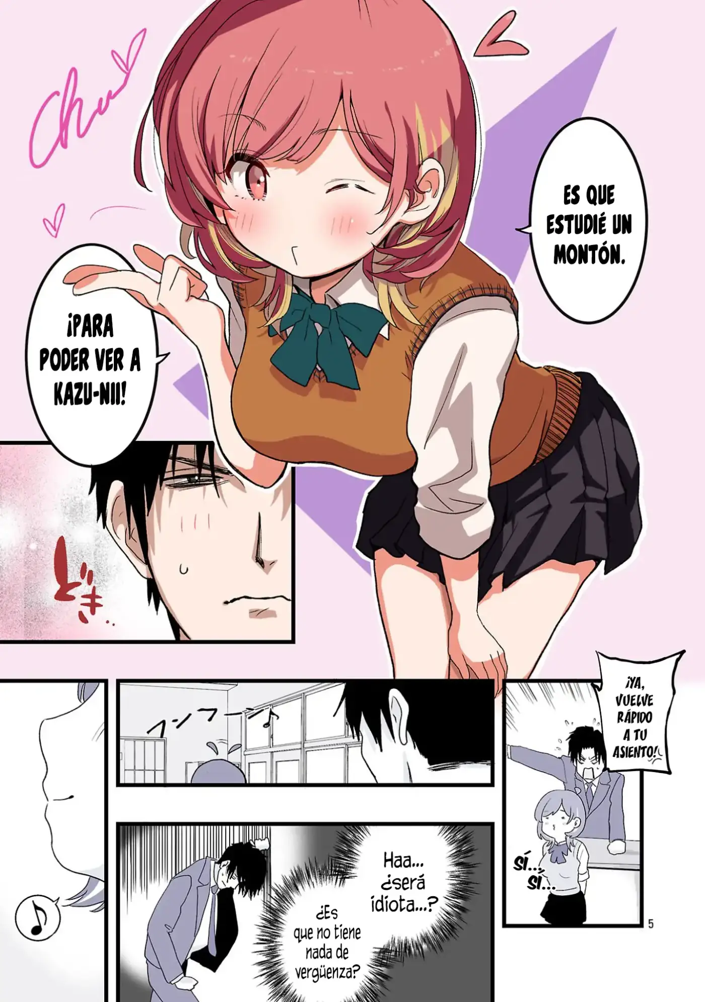 Tamayo-chan quiere enamorarse. capítulo 3 página 6