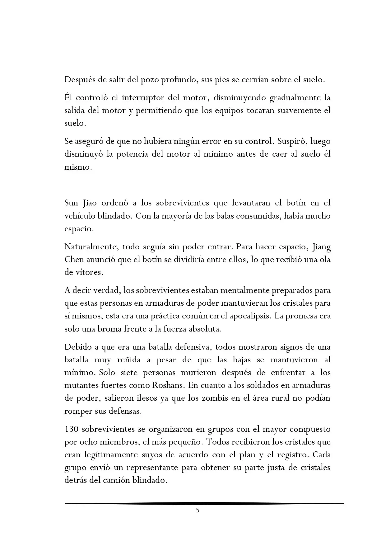 Tengo una Mansion en el mundo Post-apocaliptico (Novela) - Capítulo 105 - Página 5 - LectorTMOo