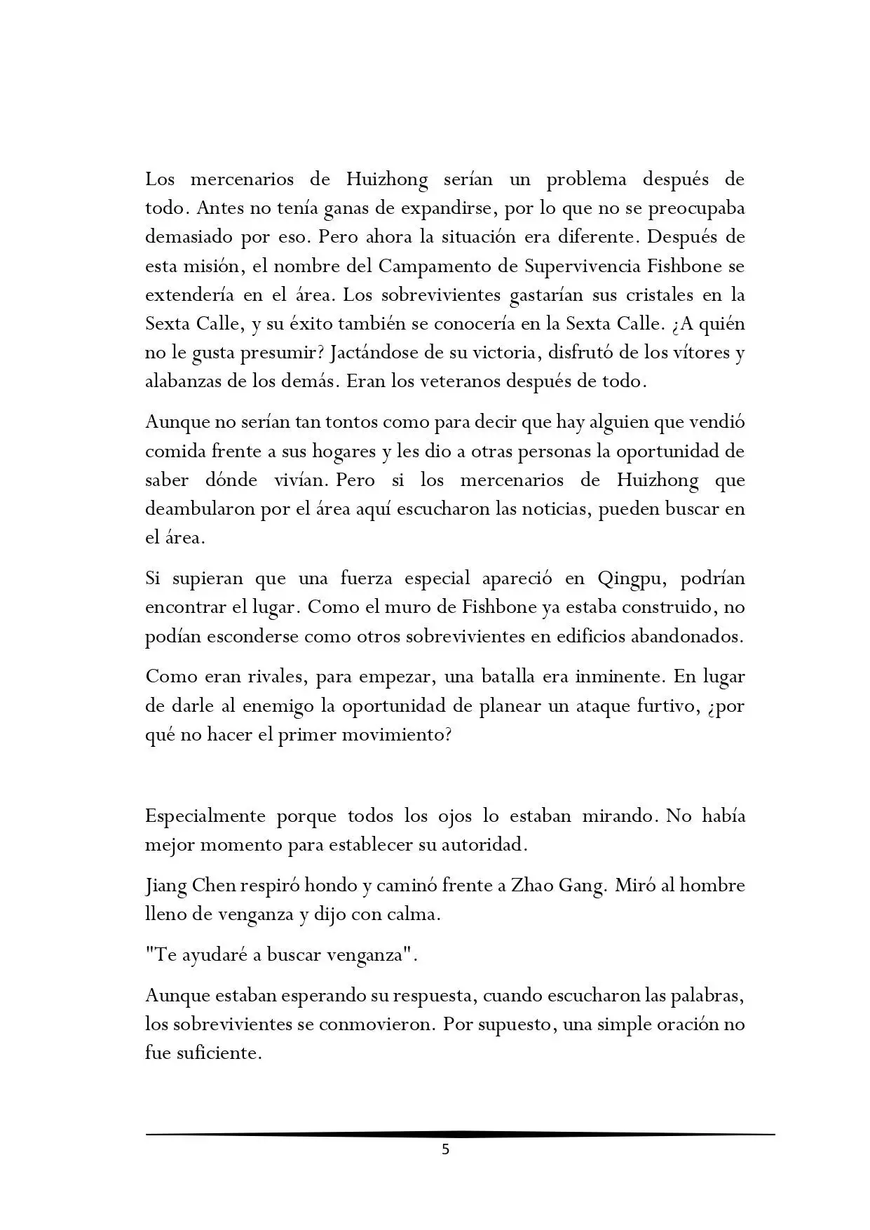Tengo una Mansion en el mundo Post-apocaliptico (Novela) - Capítulo 106 - Página 5 - LectorTMOo
