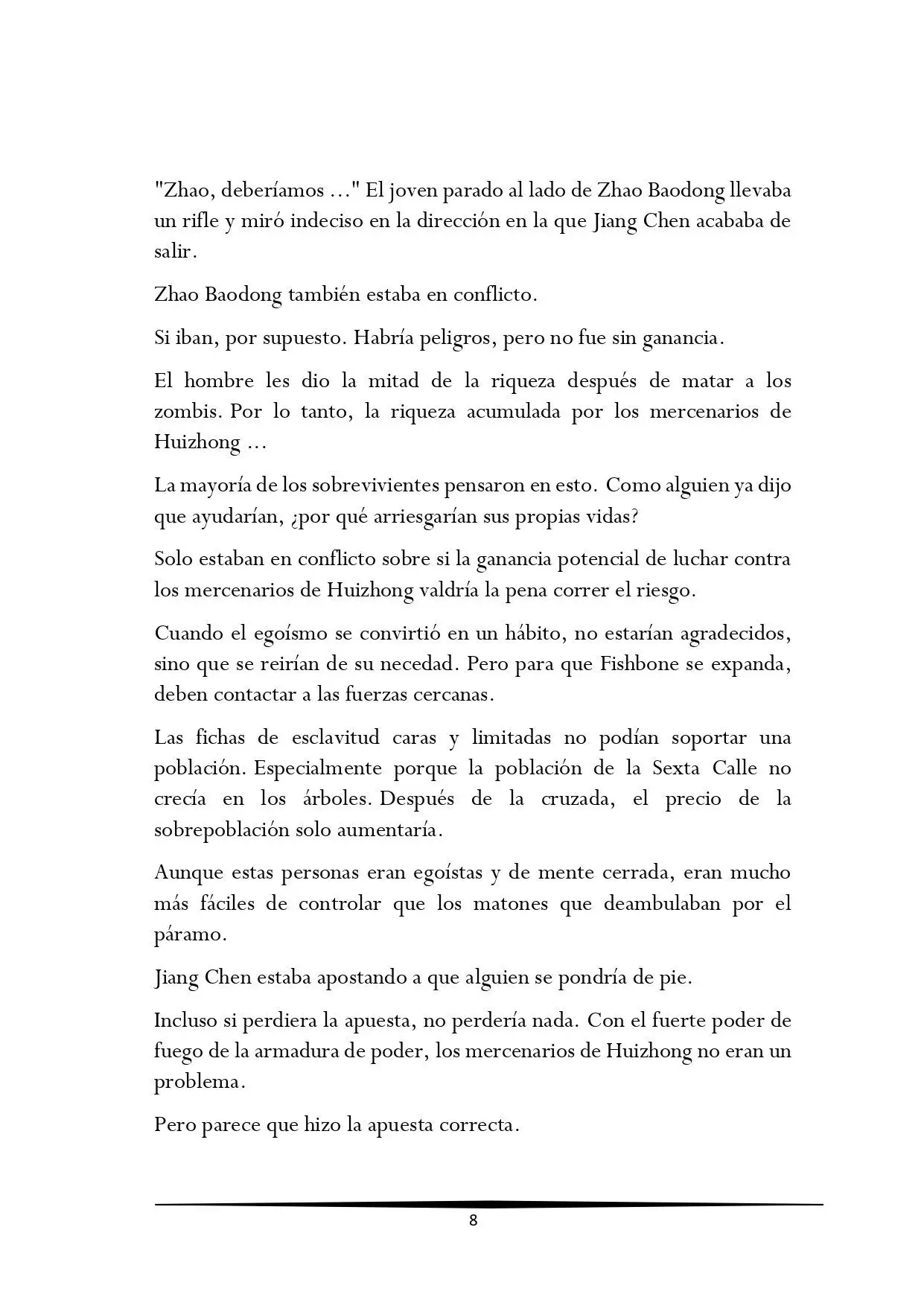 Tengo una Mansion en el mundo Post-apocaliptico (Novela) - Capítulo 106 - Página 8 - LectorTMOo