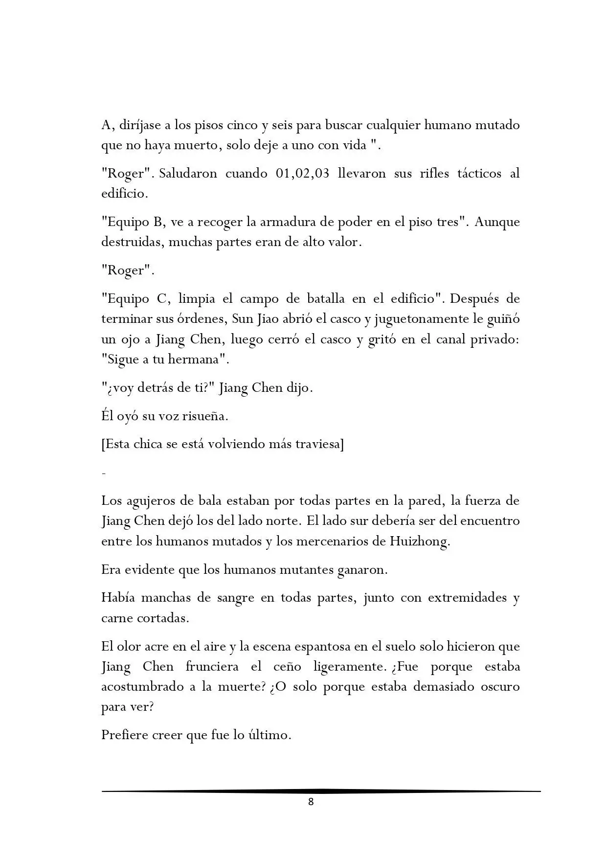 Tengo una Mansion en el mundo Post-apocaliptico (Novela) - Capítulo 110 - Página 8 - LectorTMOo