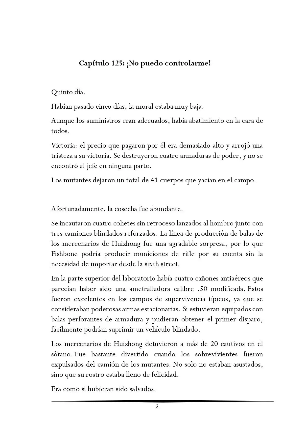 Tengo una Mansion en el mundo Post-apocaliptico (Novela) - Capítulo 125 - Página 2 - LectorTMOo