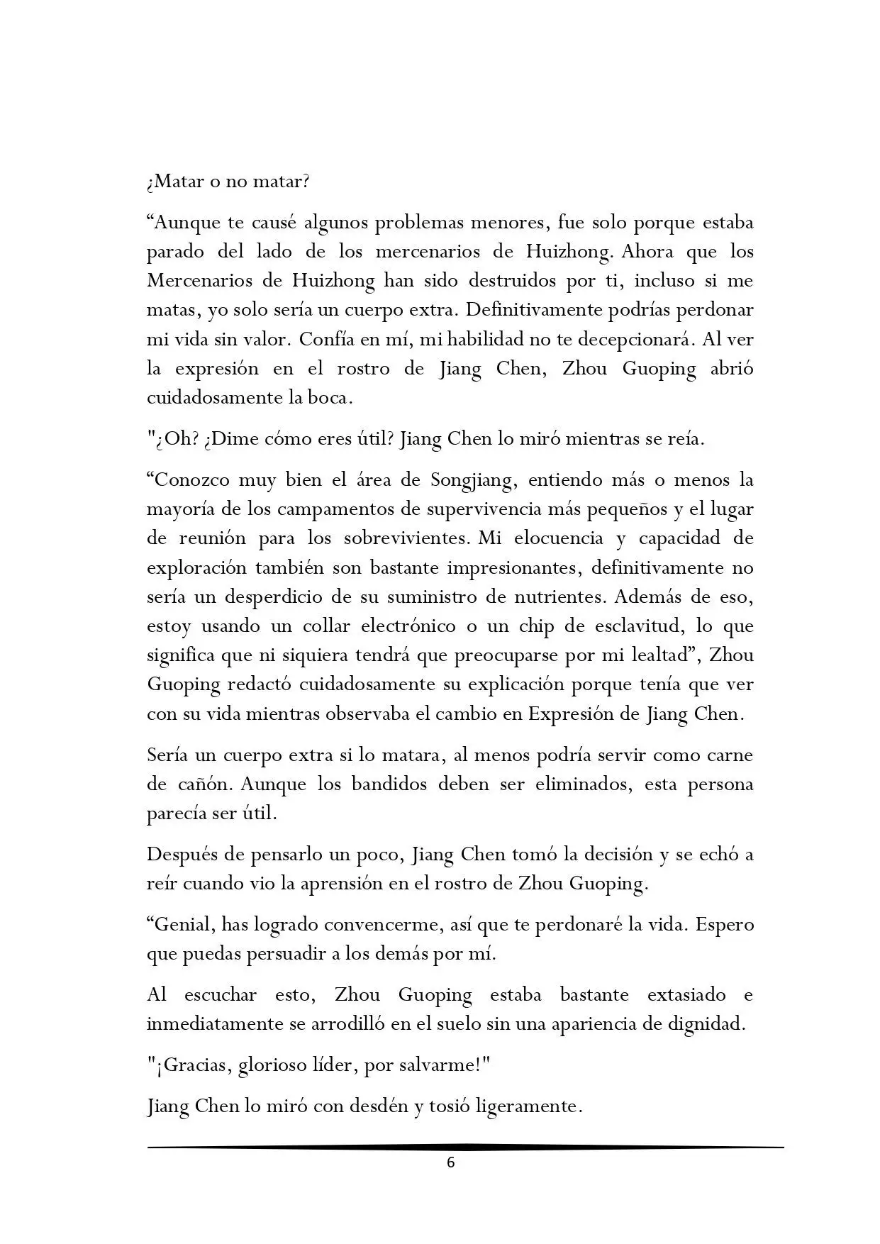 Tengo una Mansion en el mundo Post-apocaliptico (Novela) - Capítulo 126 - Página 6 - LectorTMOo