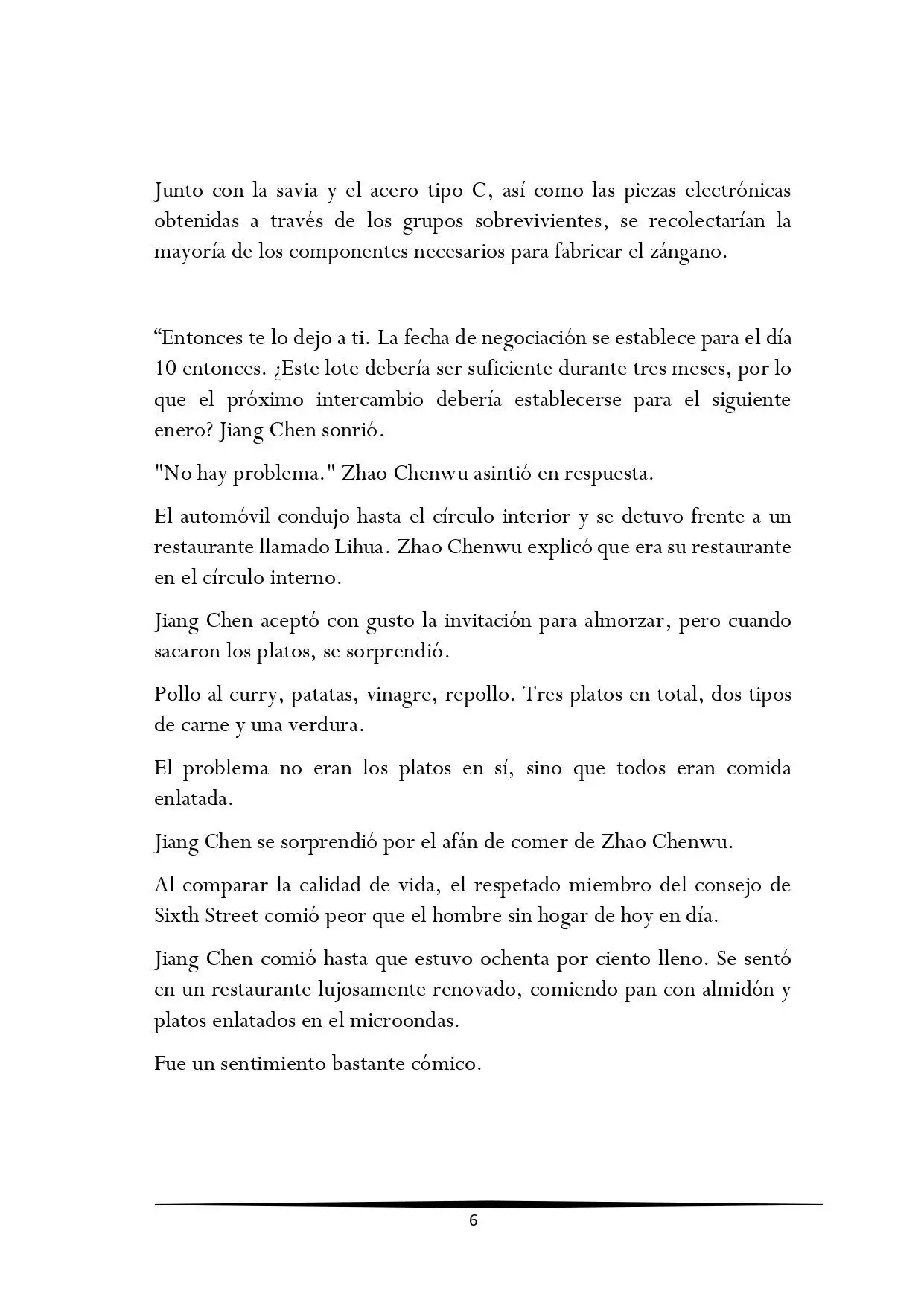 Tengo una Mansion en el mundo Post-apocaliptico (Novela) - Capítulo 130 - Página 6 - LectorTMOo
