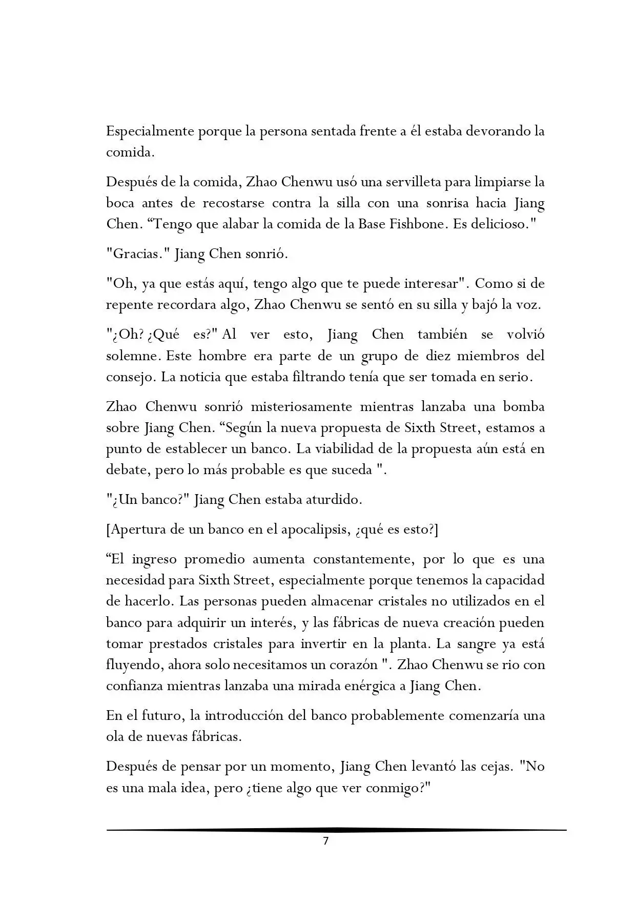 Tengo una Mansion en el mundo Post-apocaliptico (Novela) - Capítulo 130 - Página 7 - LectorTMOo