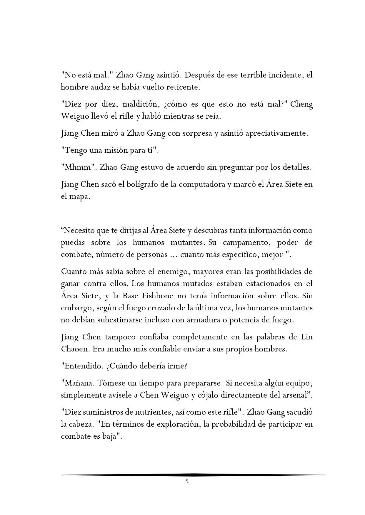 Tengo una Mansion en el mundo Post-apocaliptico (Novela) - Capítulo 136 - Página 5 - LectorTMOo