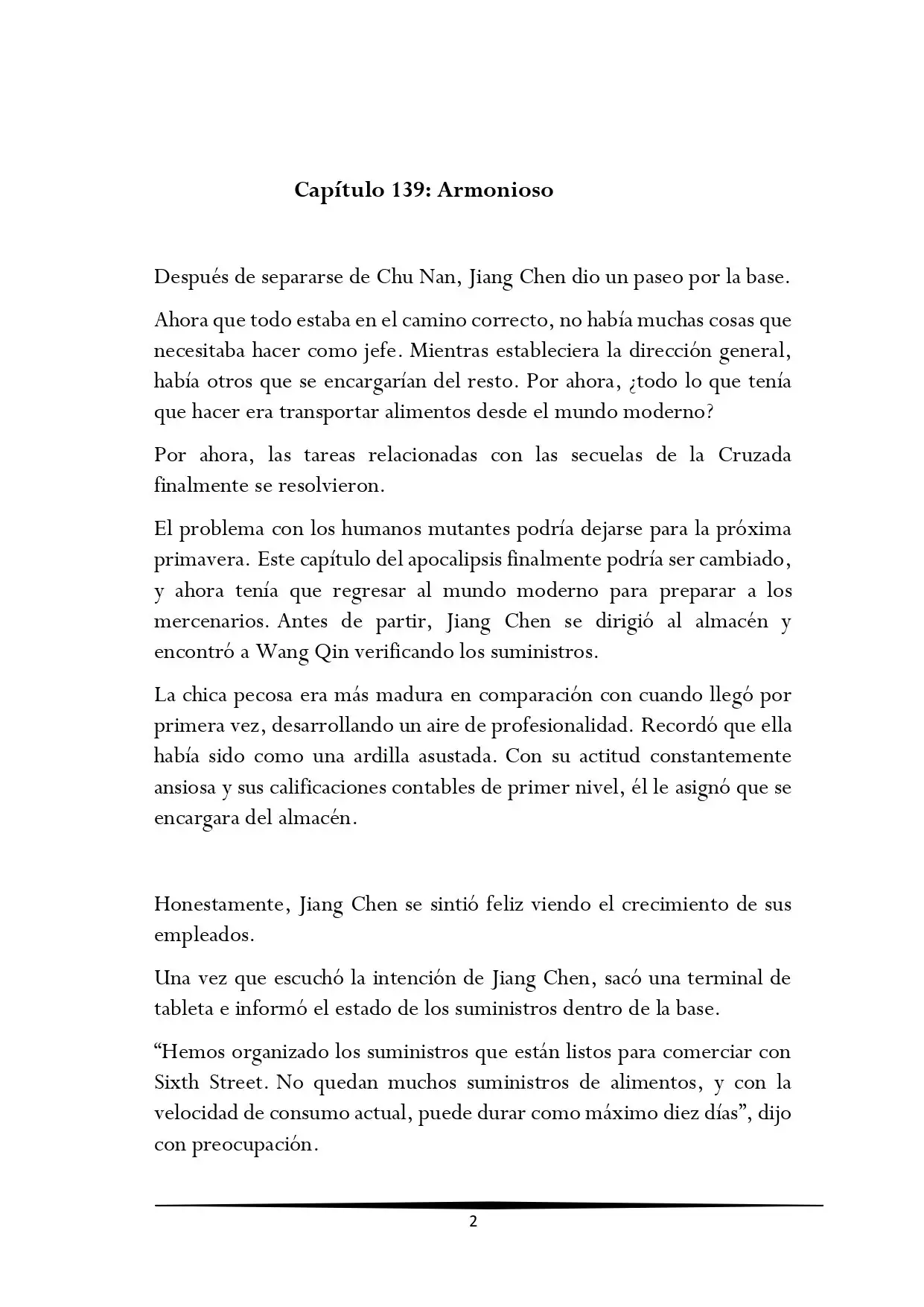 Tengo una Mansion en el mundo Post-apocaliptico (Novela) - Capítulo 139 - Página 2 - LectorTMOo