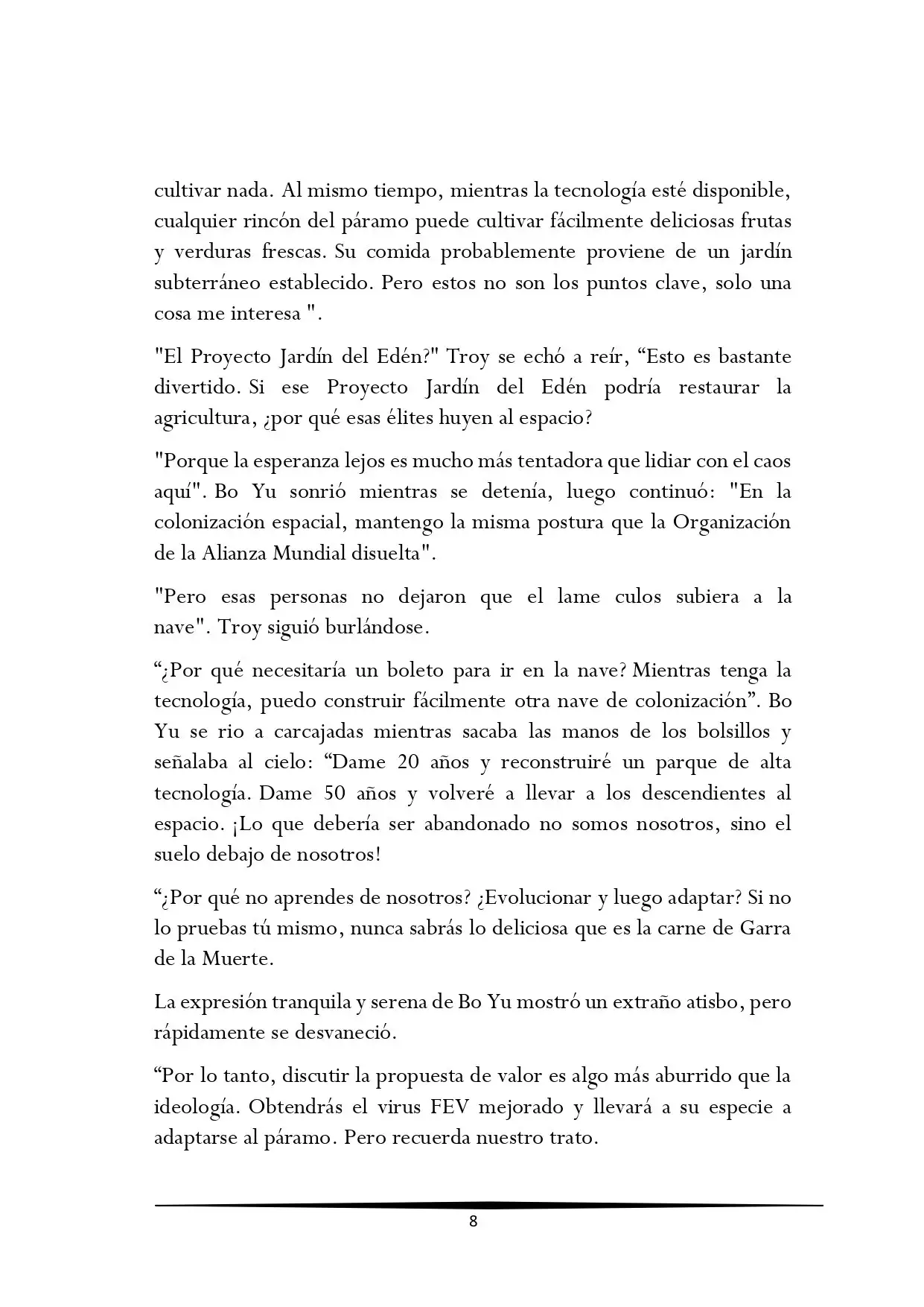 Tengo una Mansion en el mundo Post-apocaliptico (Novela) - Capítulo 183 - Página 8 - LectorTMOo