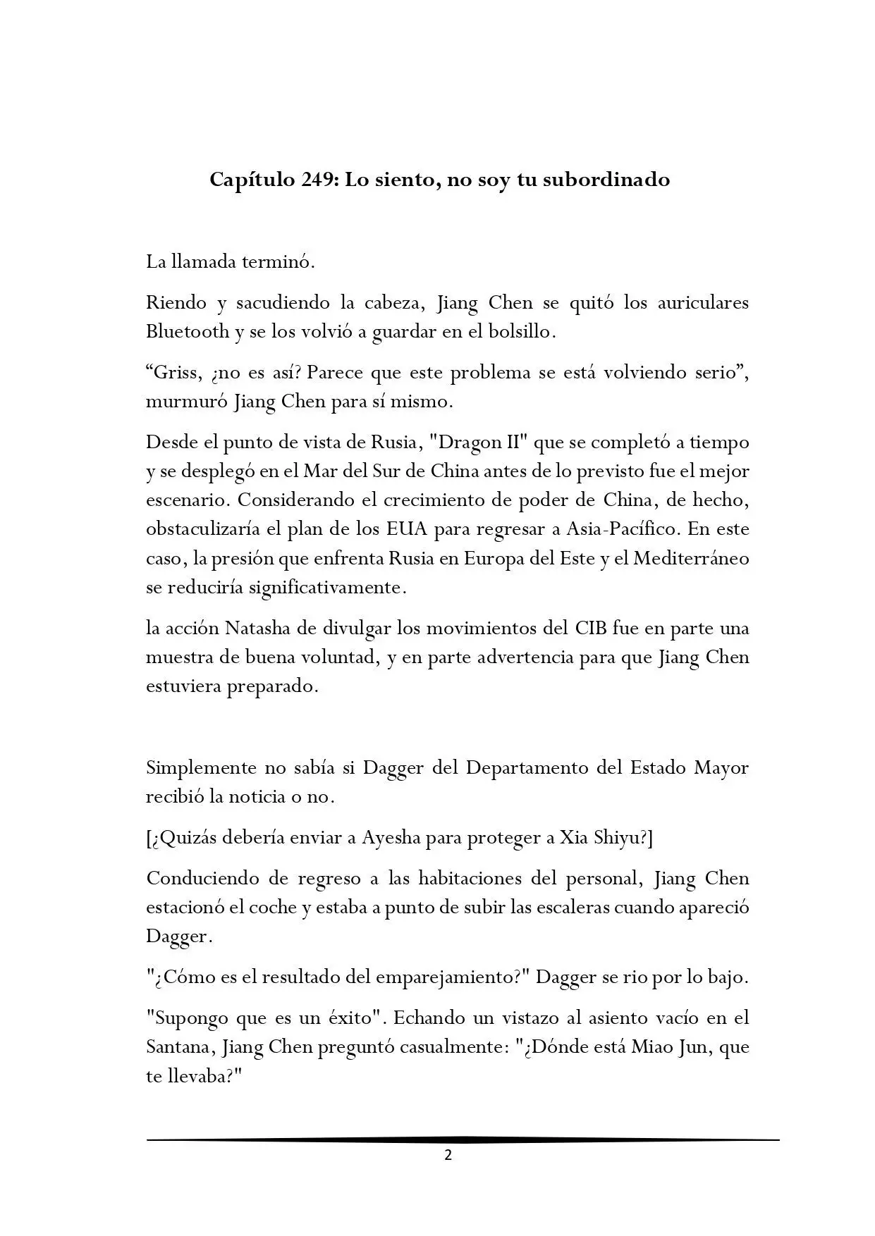 Tengo una Mansion en el mundo Post-apocaliptico (Novela) - Capítulo 249 - Página 2 - LectorTMOo
