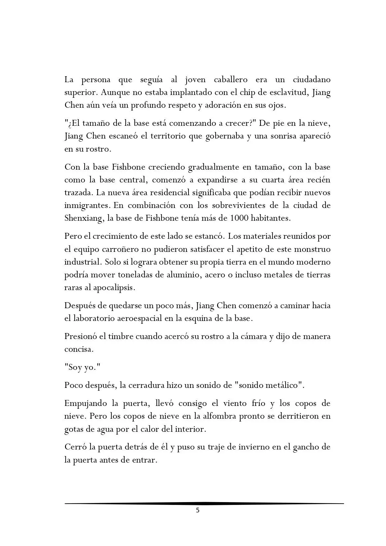 Tengo una Mansion en el mundo Post-apocaliptico (Novela) - Capítulo 275 - Página 5 - LectorTMOo