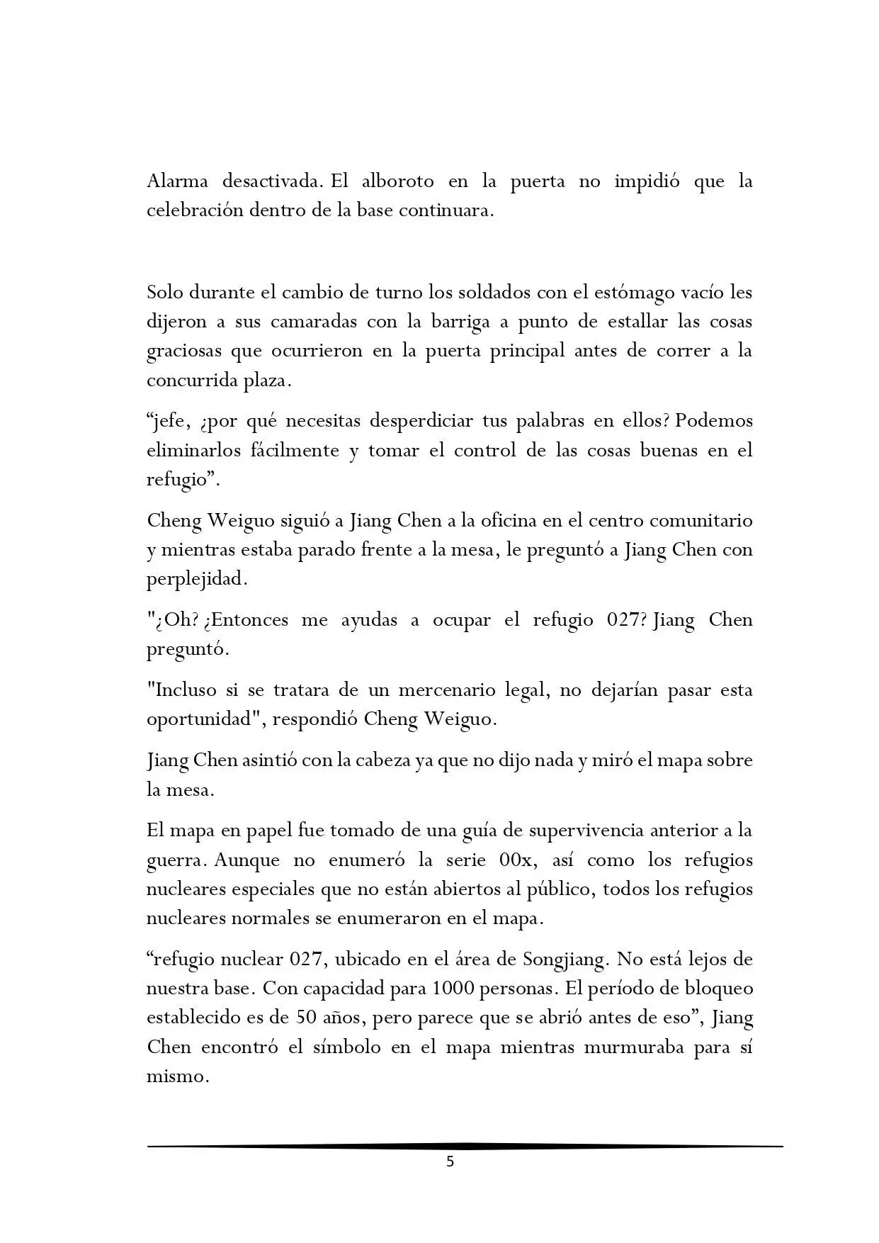 Tengo una Mansion en el mundo Post-apocaliptico (Novela) - Capítulo 287 - Página 5 - LectorTMOo