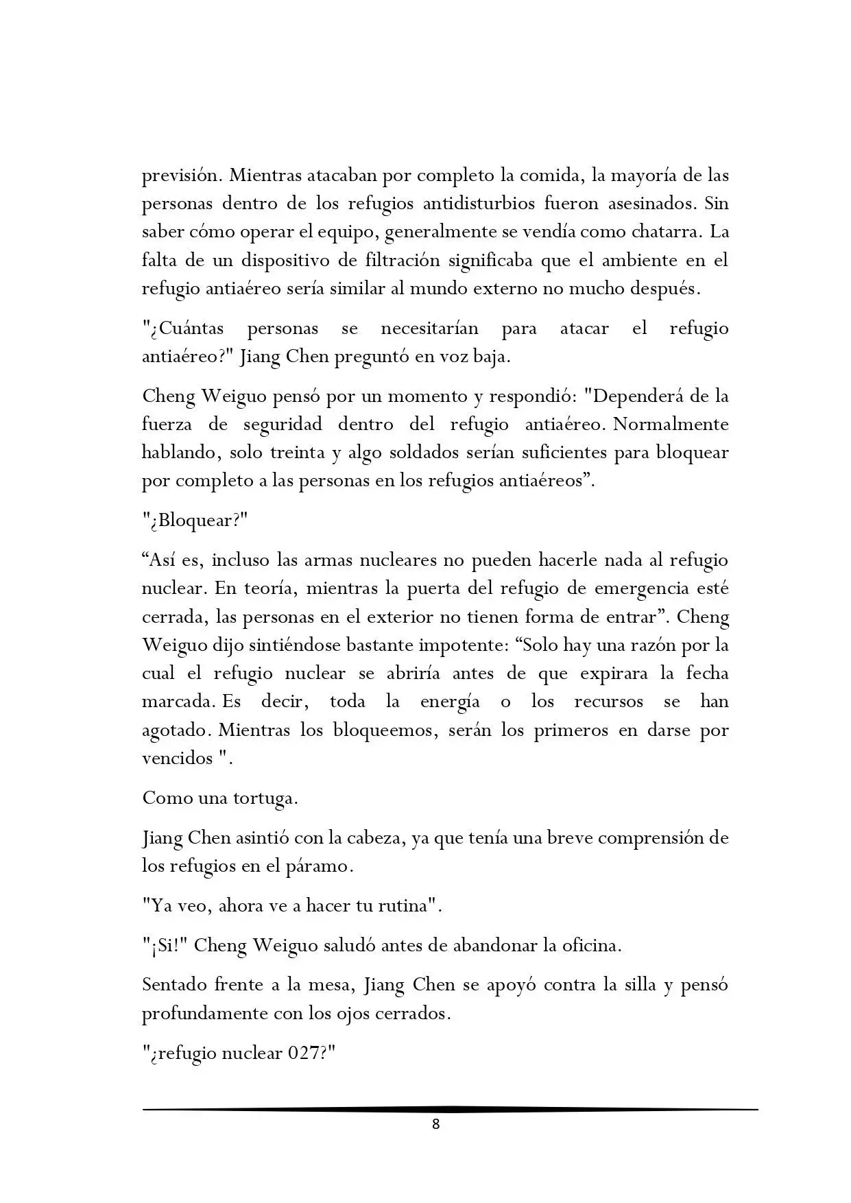 Tengo una Mansion en el mundo Post-apocaliptico (Novela) - Capítulo 287 - Página 8 - LectorTMOo