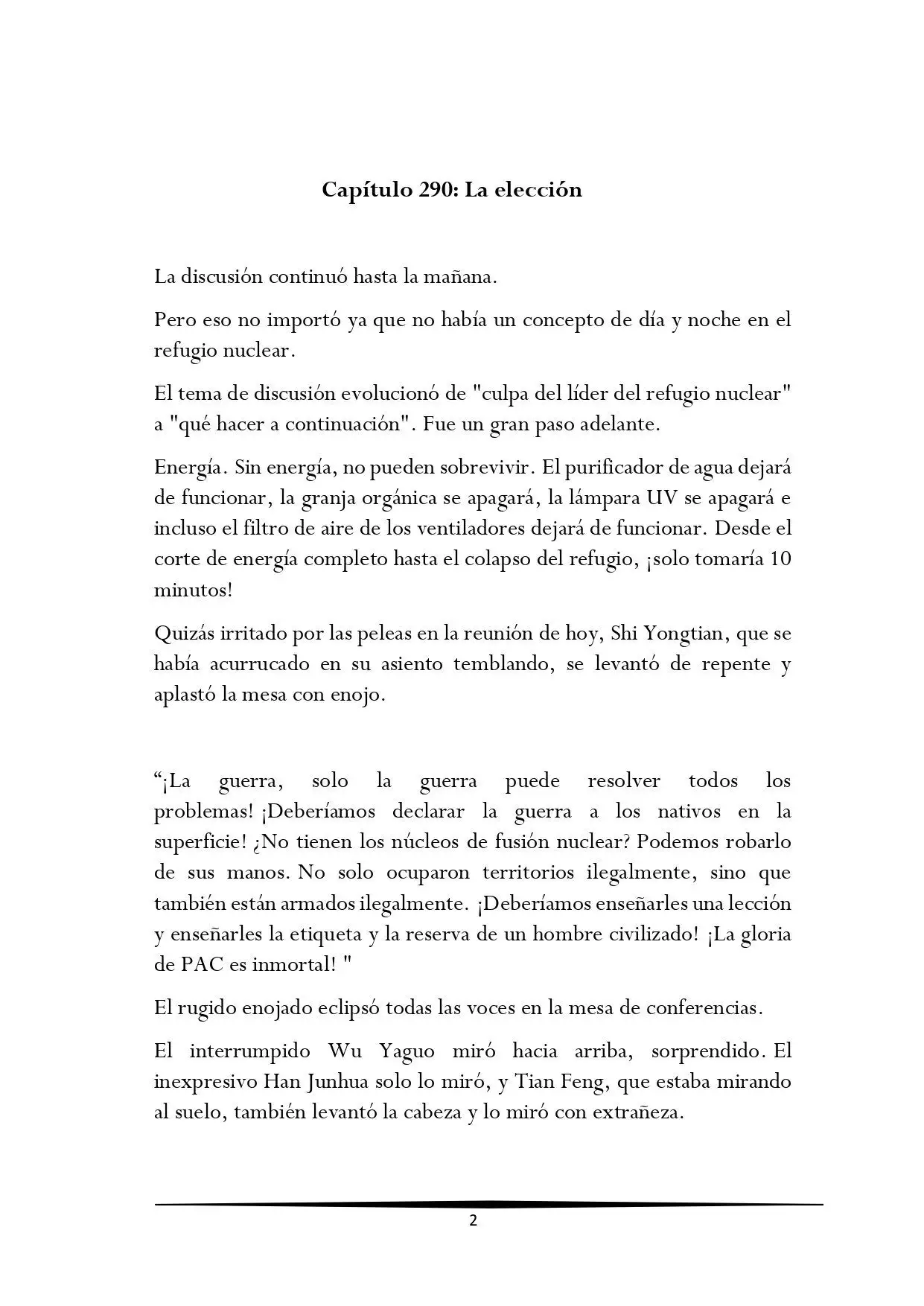 Tengo una Mansion en el mundo Post-apocaliptico (Novela) - Capítulo 290 - Página 2 - LectorTMOo