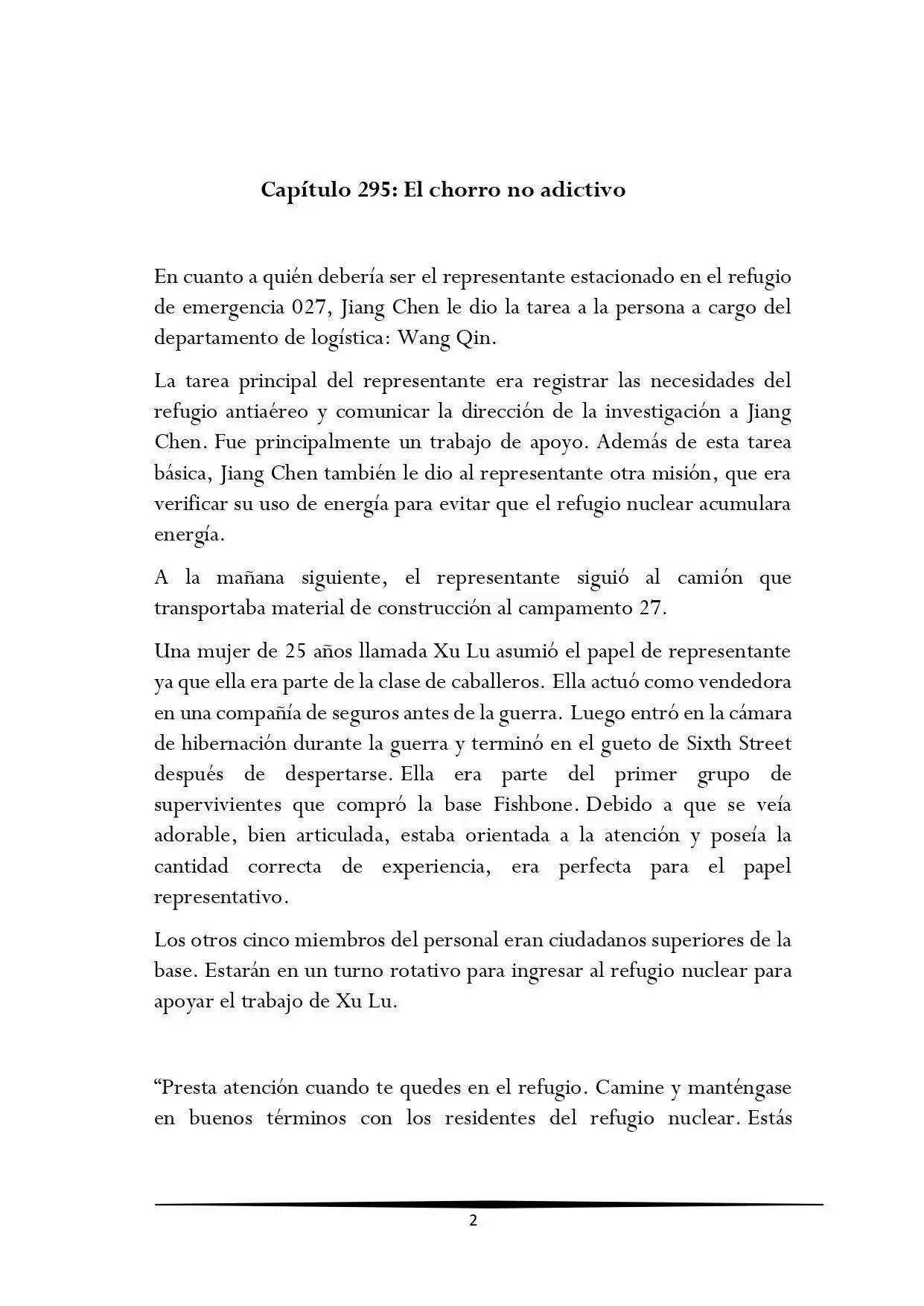 Tengo una Mansion en el mundo Post-apocaliptico (Novela) - Capítulo 295 - Página 2 - LectorTMOo
