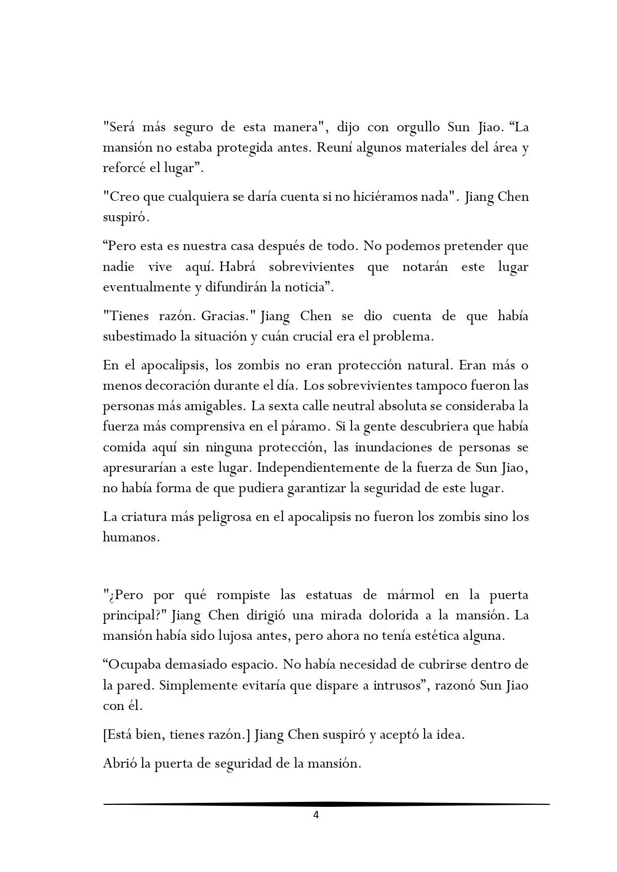 Tengo una Mansion en el mundo Post-apocaliptico (Novela) - Capítulo 30 - Página 4 - LectorTMOo
