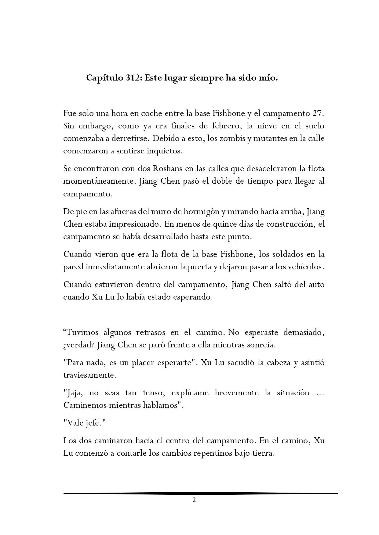Tengo una Mansion en el mundo Post-apocaliptico (Novela) - Capítulo 312 - Página 2 - LectorTMOo