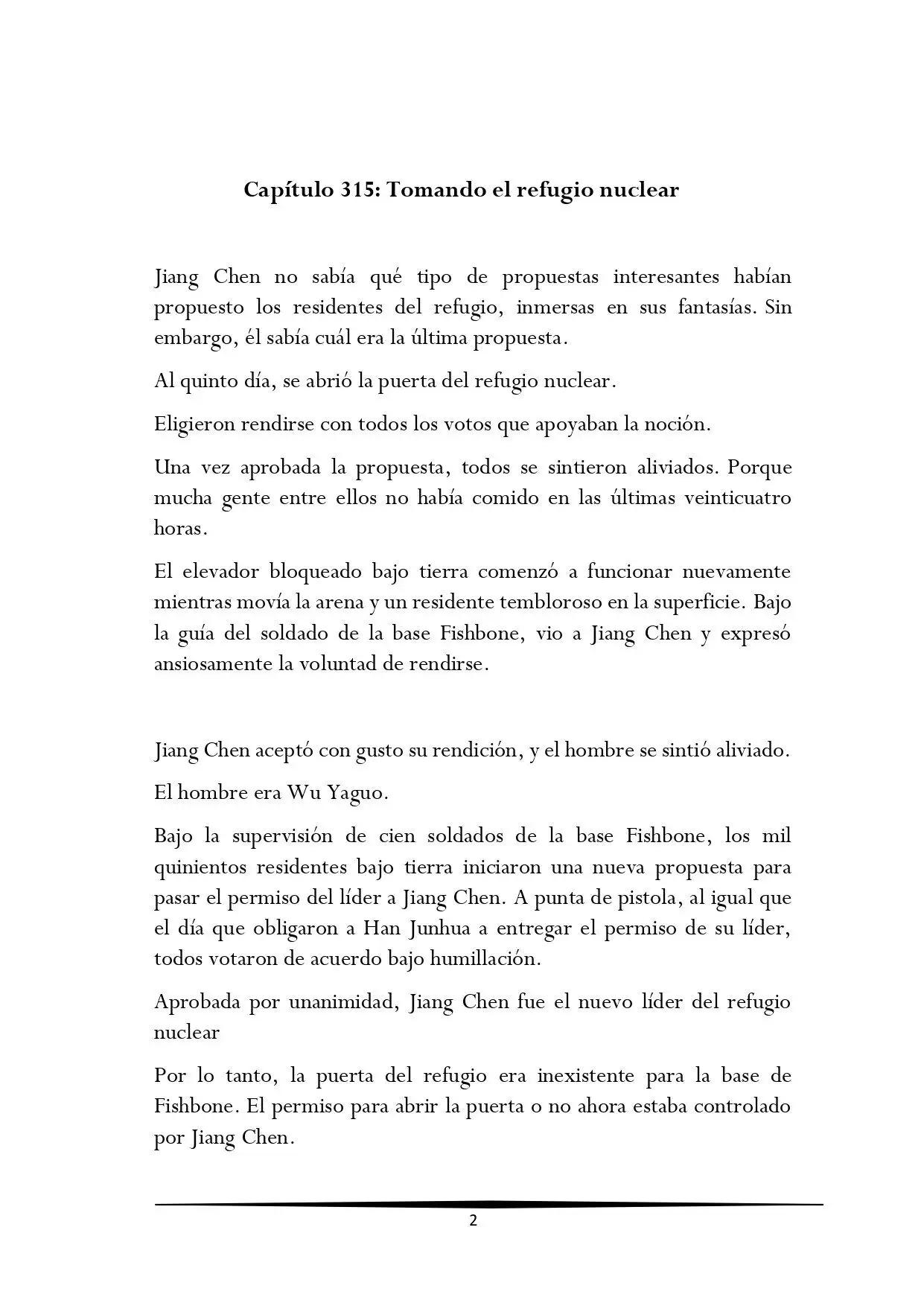 Tengo una Mansion en el mundo Post-apocaliptico (Novela) - Capítulo 315 - Página 2 - LectorTMOo