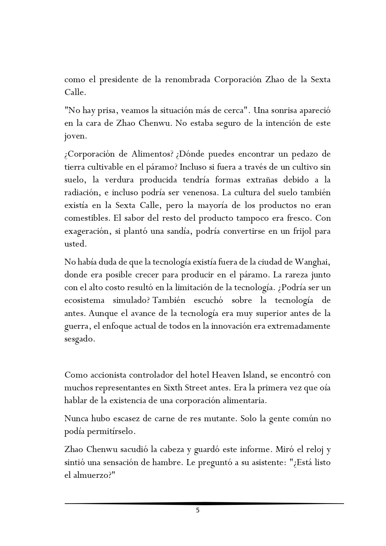 Tengo una Mansion en el mundo Post-apocaliptico (Novela) - Capítulo 34 - Página 5 - LectorTMOo
