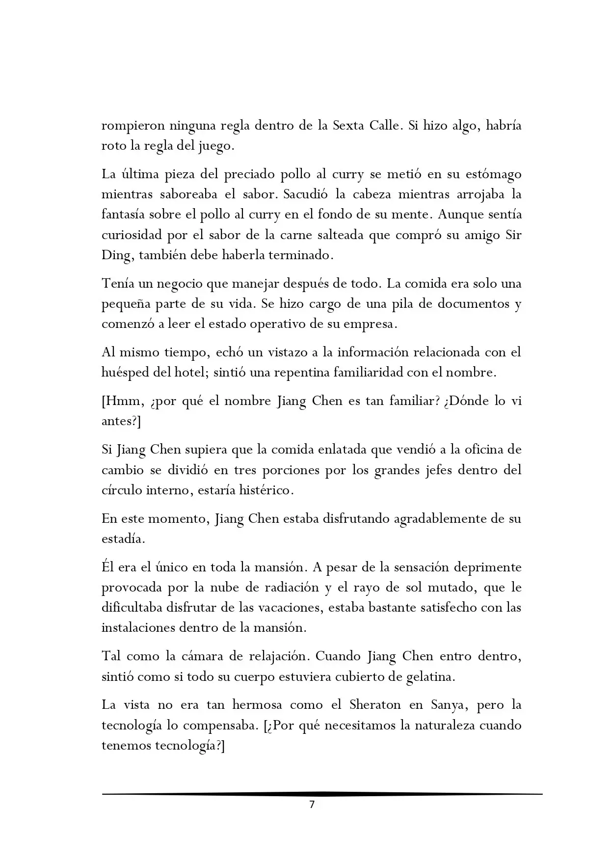 Tengo una Mansion en el mundo Post-apocaliptico (Novela) - Capítulo 34 - Página 7 - LectorTMOo