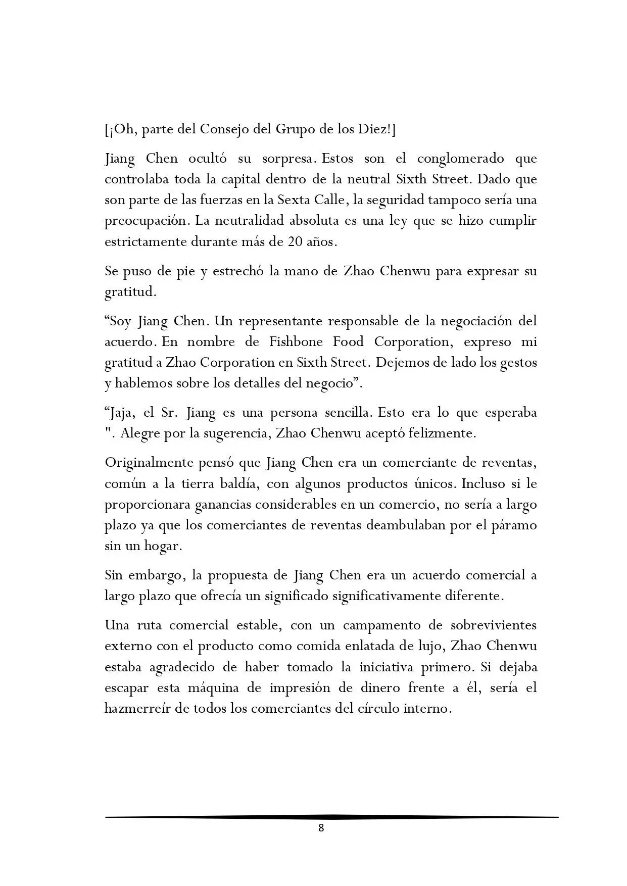 Tengo una Mansion en el mundo Post-apocaliptico (Novela) - Capítulo 35 - Página 8 - LectorTMOo
