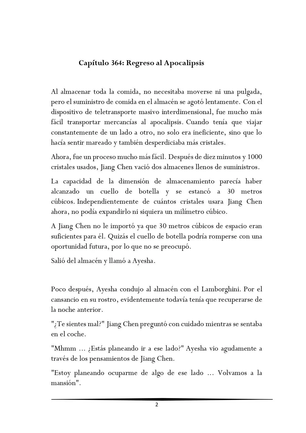 Tengo una Mansion en el mundo Post-apocaliptico (Novela) - Capítulo 364 - Página 1 - LectorTMOo