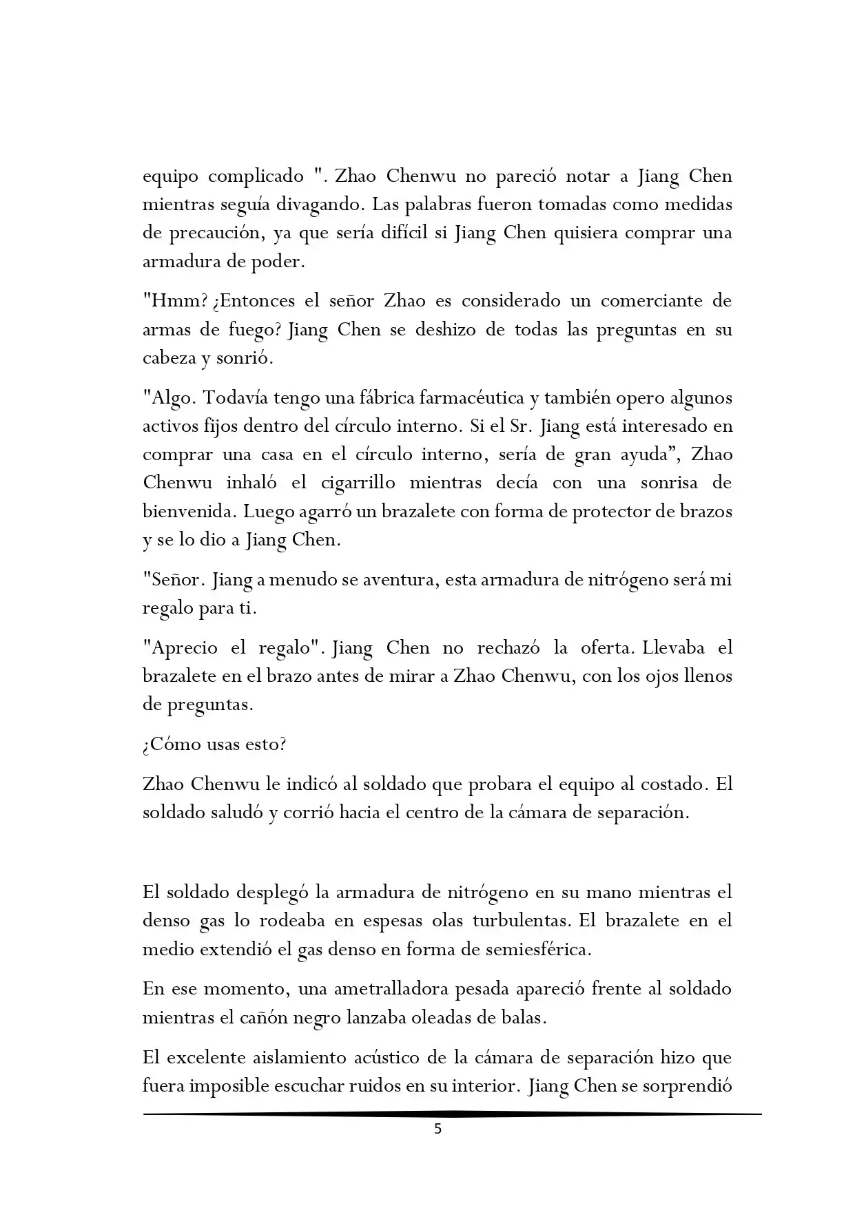 Tengo una Mansion en el mundo Post-apocaliptico (Novela) - Capítulo 37 - Página 5 - LectorTMOo