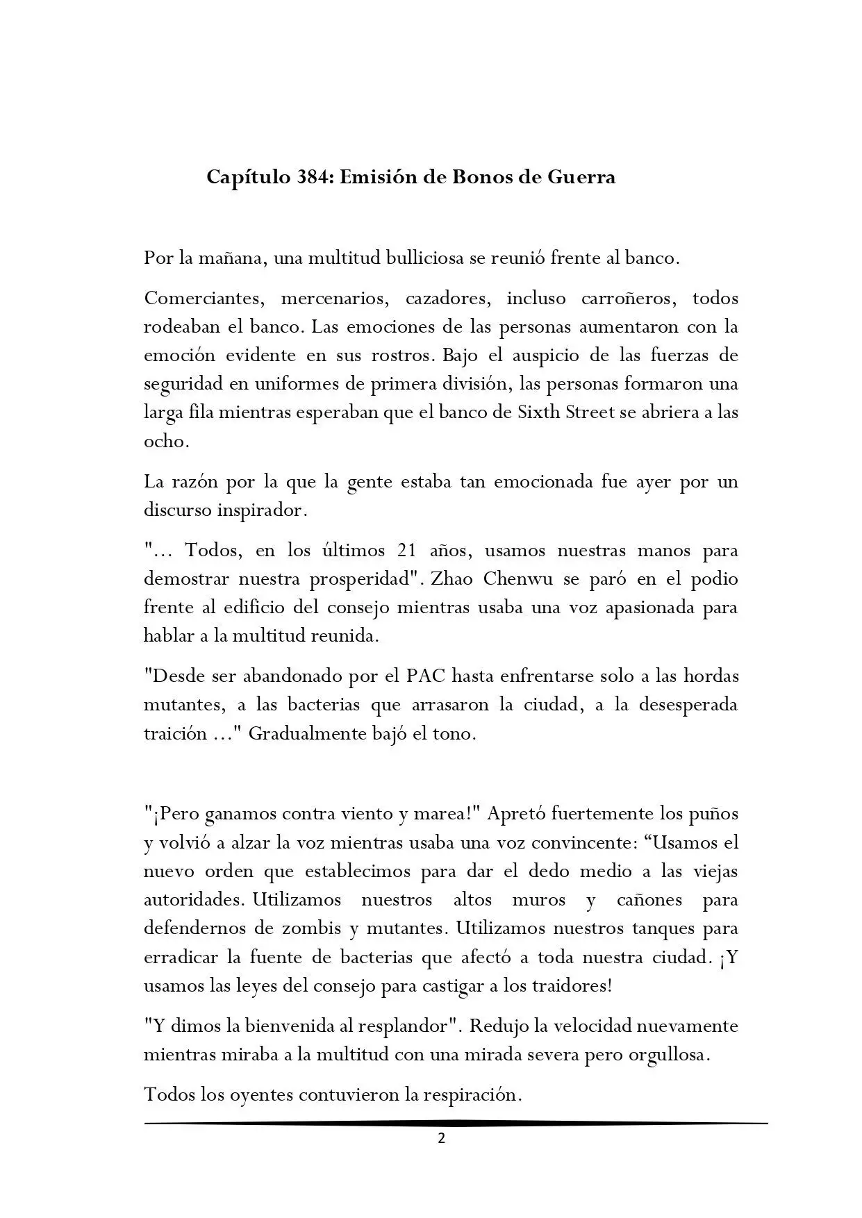 Tengo una Mansion en el mundo Post-apocaliptico (Novela) - Capítulo 384 - Página 1 - LectorTMOo