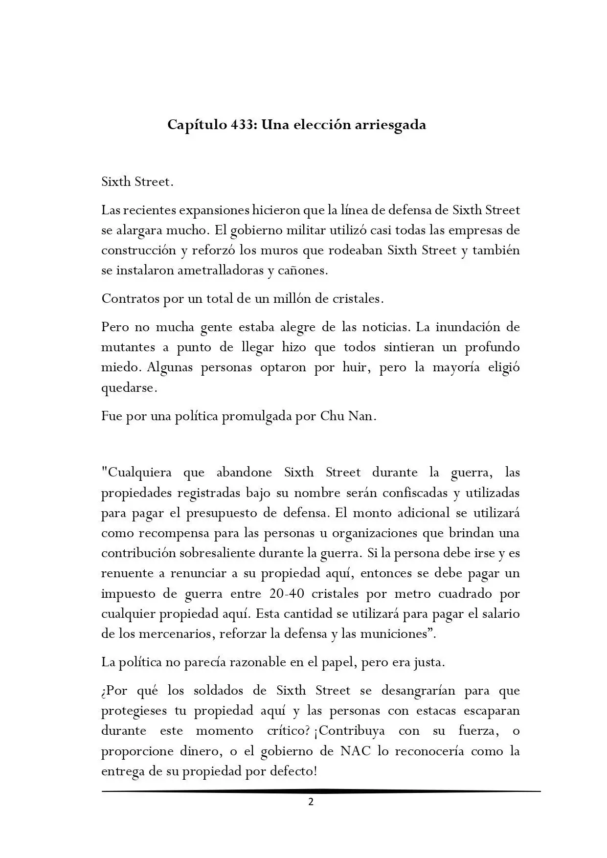 Tengo una Mansion en el mundo Post-apocaliptico (Novela) - Capítulo 433 - Página 1 - LectorTMOo
