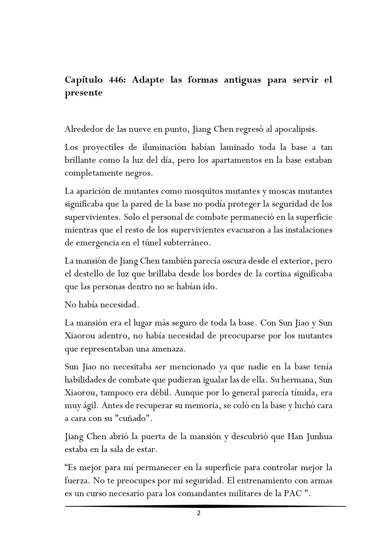 Tengo una Mansion en el mundo Post-apocaliptico (Novela) - Capítulo 446 - Página 1 - LectorTMOo