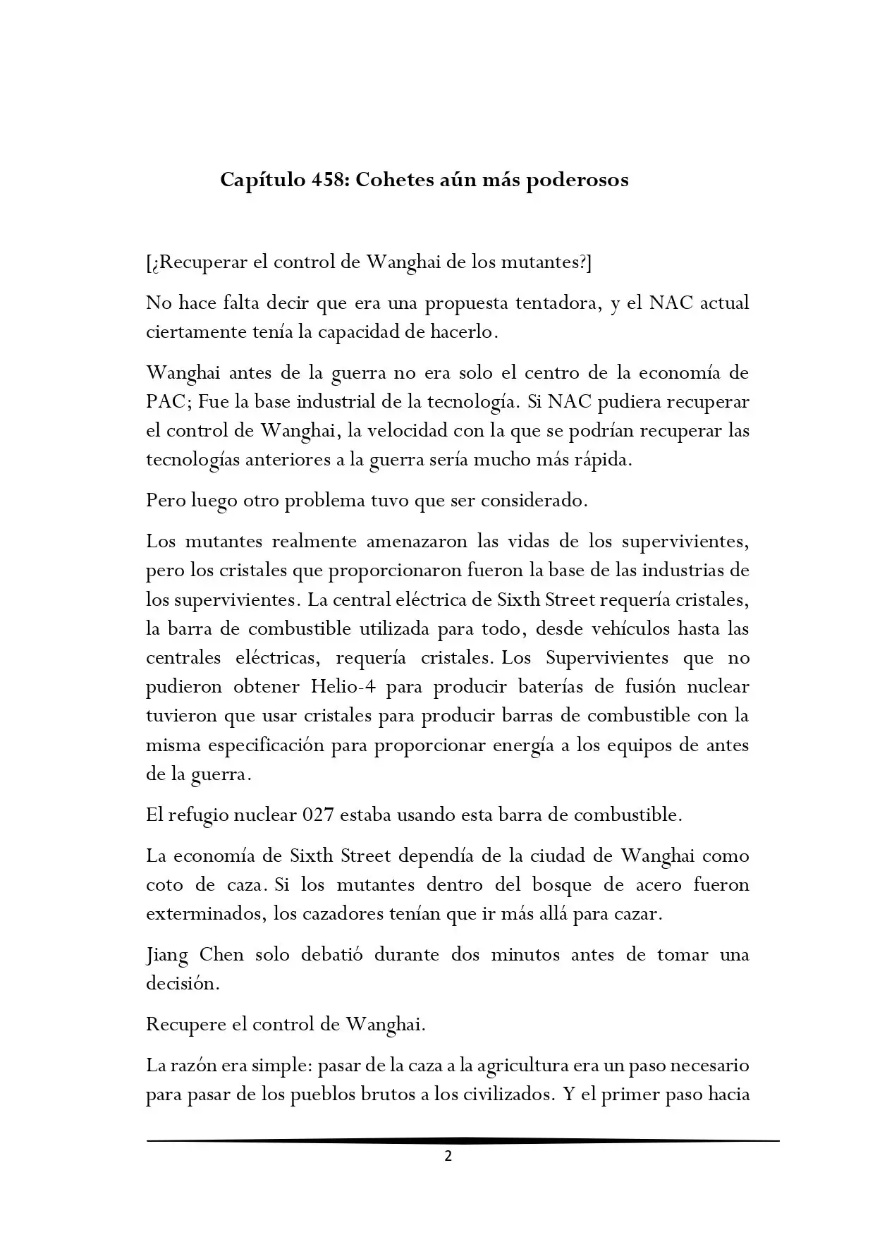 Tengo una Mansion en el mundo Post-apocaliptico (Novela) - Capítulo 458 - Página 1 - LectorTMOo