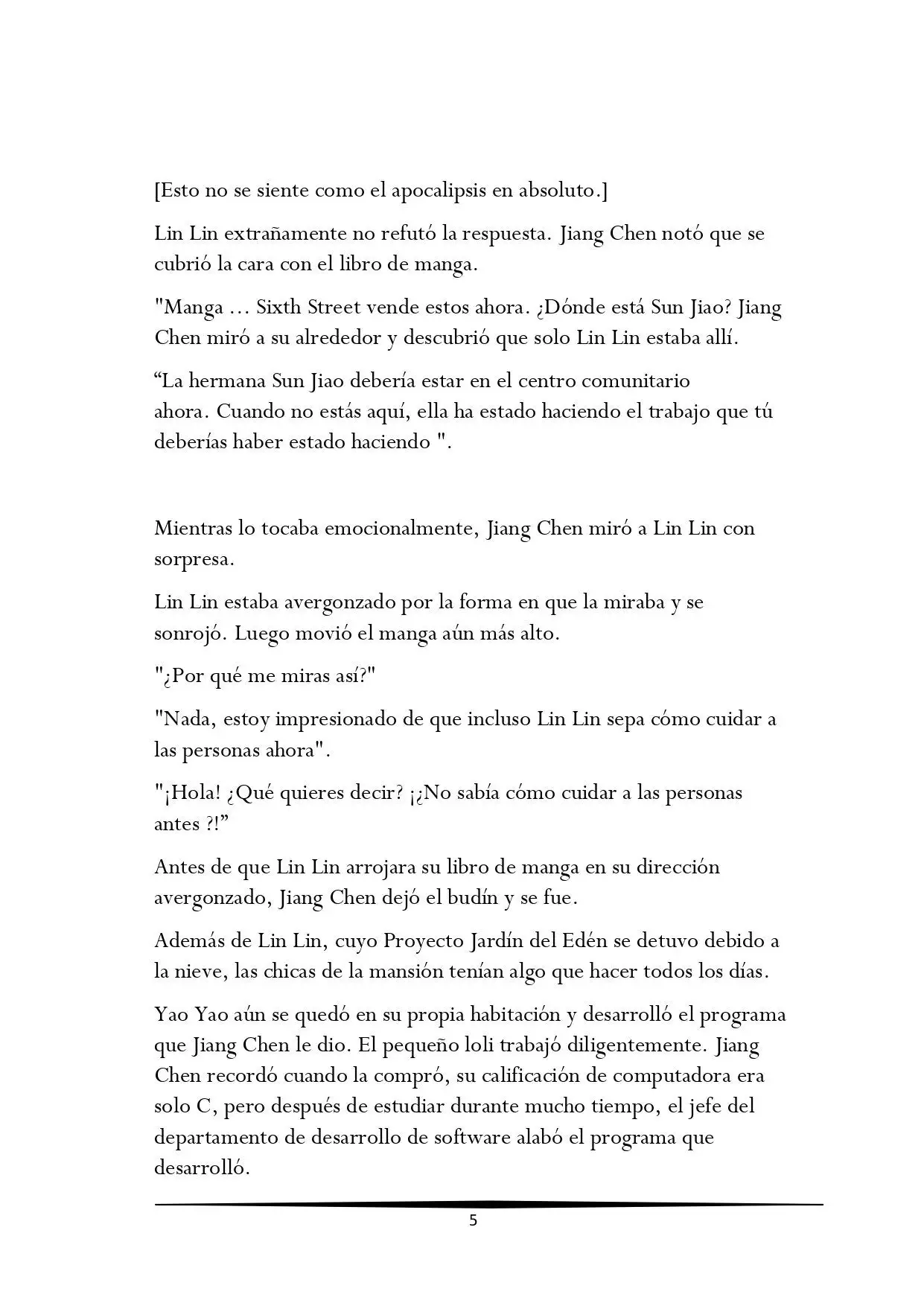 Tengo una Mansion en el mundo Post-apocaliptico (Novela) - Capítulo 561 - Página 5 - LectorTMOo