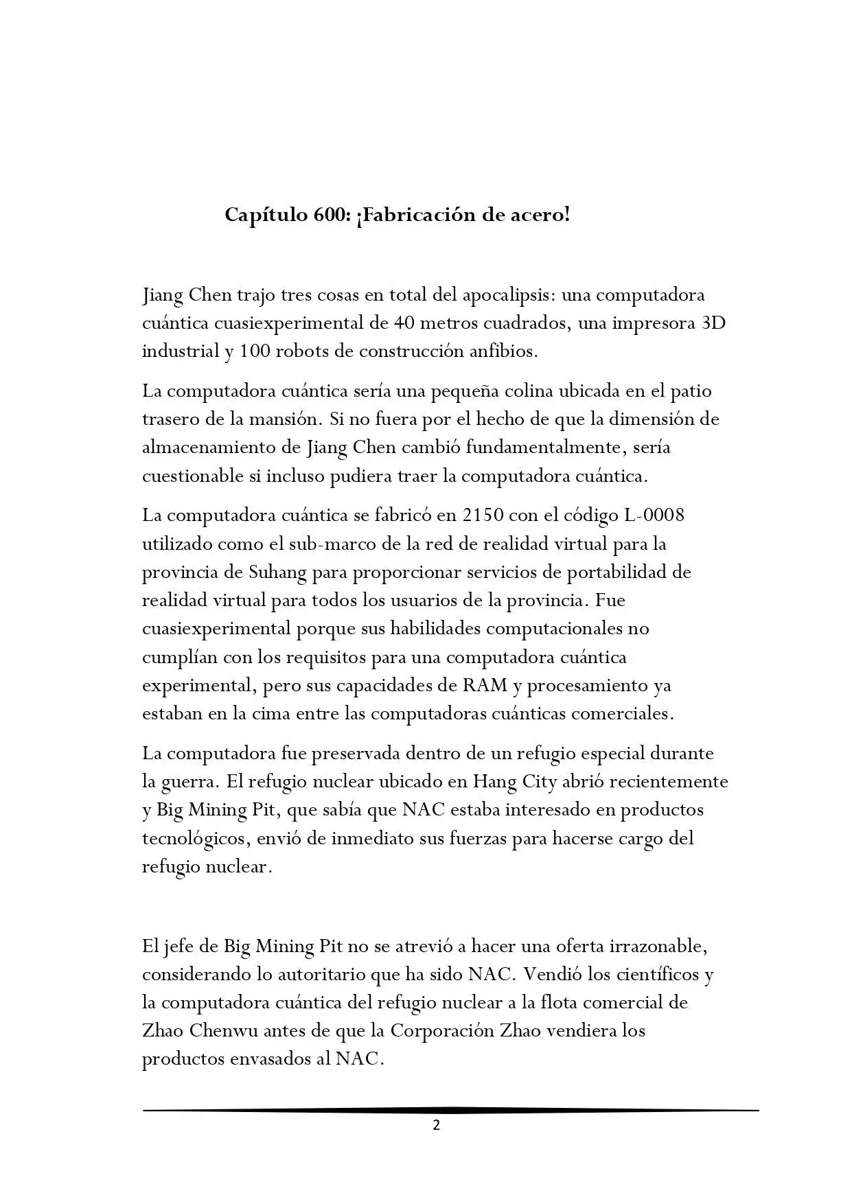 Tengo una Mansion en el mundo Post-apocaliptico (Novela) - Capítulo 600 - Página 2 - LectorTMOo