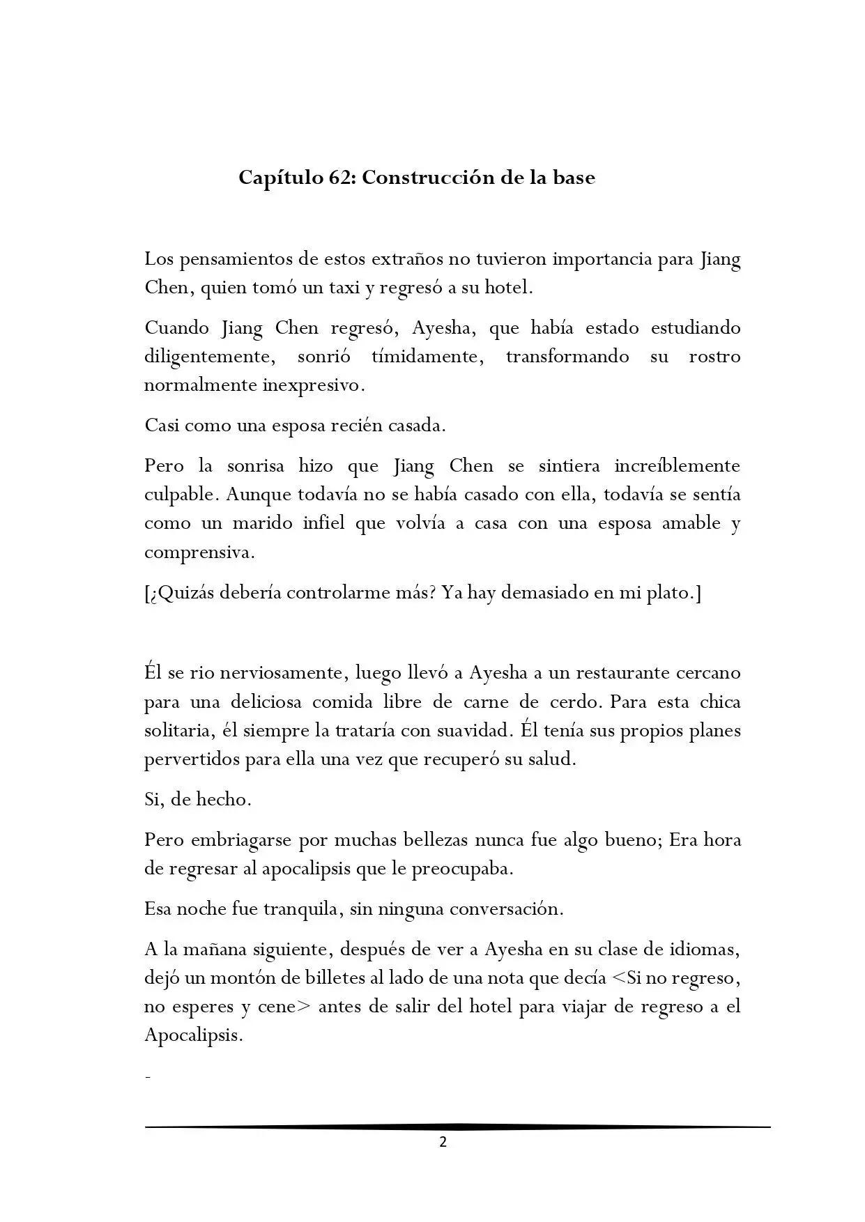 Tengo una Mansion en el mundo Post-apocaliptico (Novela) - Capítulo 62 - Página 2 - LectorTMOo