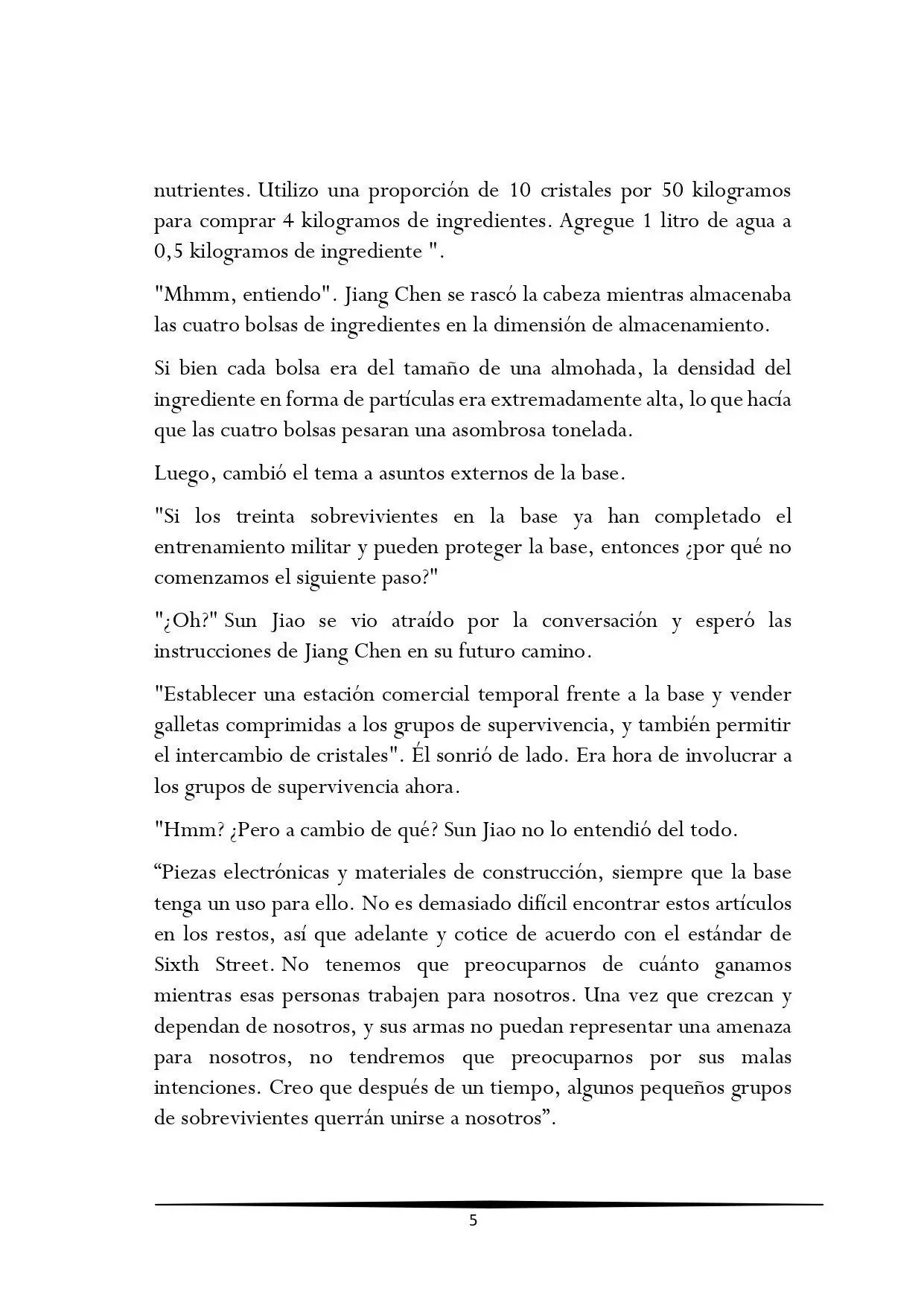 Tengo una Mansion en el mundo Post-apocaliptico (Novela) - Capítulo 63 - Página 5 - LectorTMOo