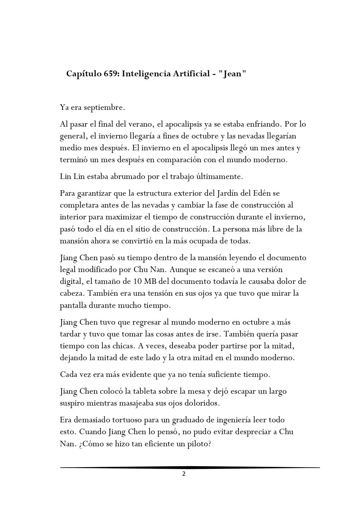 Tengo una Mansion en el mundo Post-apocaliptico (Novela) - Capítulo 659 - Página 2 - LectorTMOo