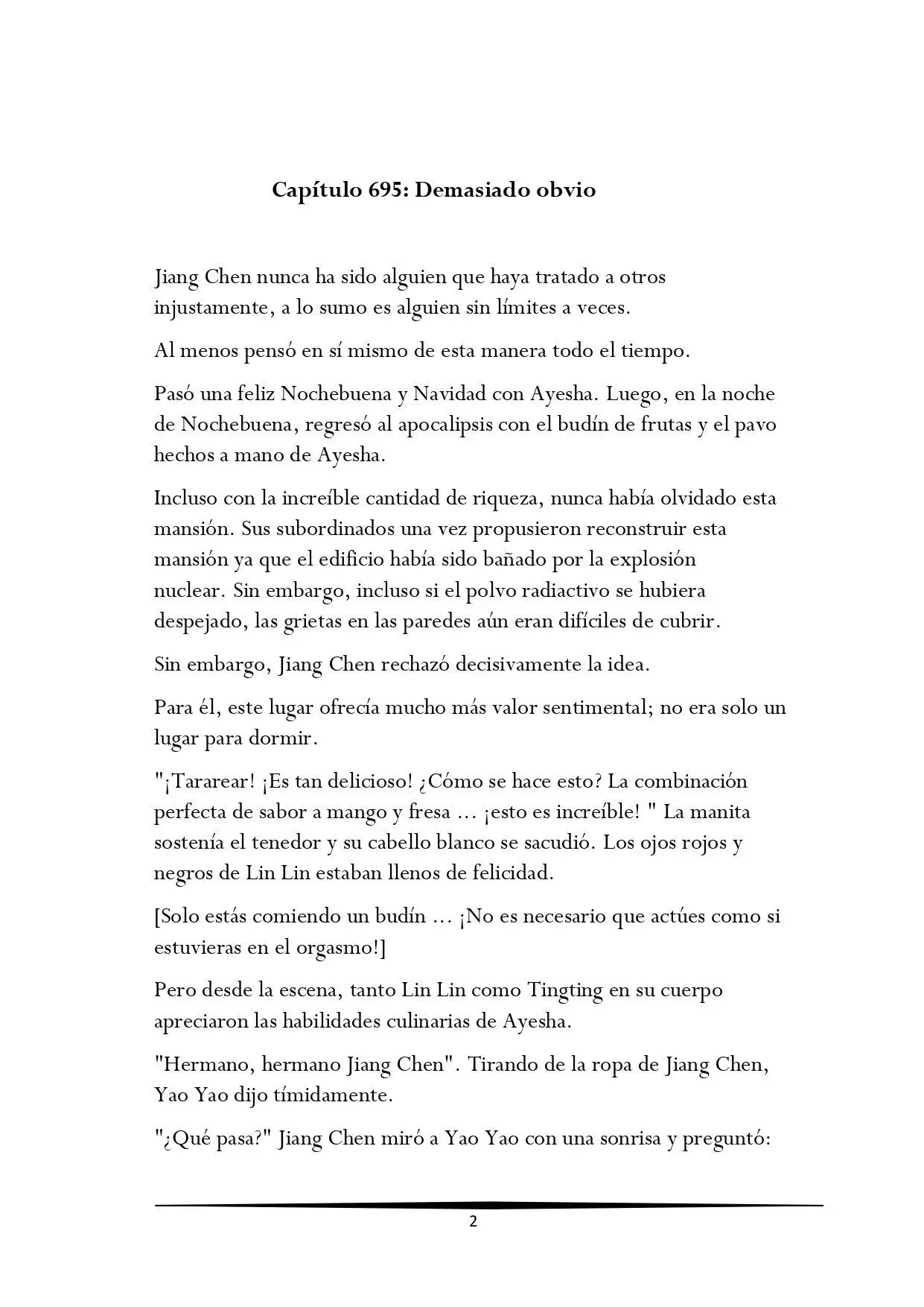 Tengo una Mansion en el mundo Post-apocaliptico (Novela) - Capítulo 695 - Página 2 - LectorTMOo
