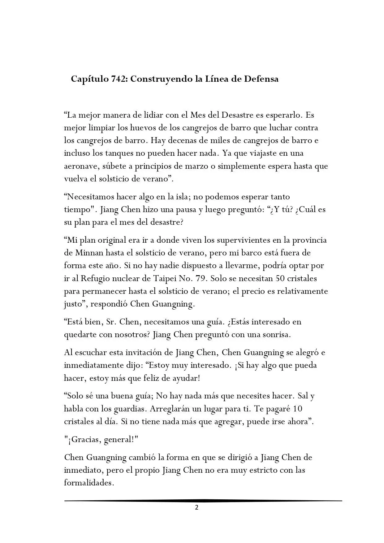 Tengo una Mansion en el mundo Post-apocaliptico (Novela) - Capítulo 742 - Página 2 - LectorTMOo