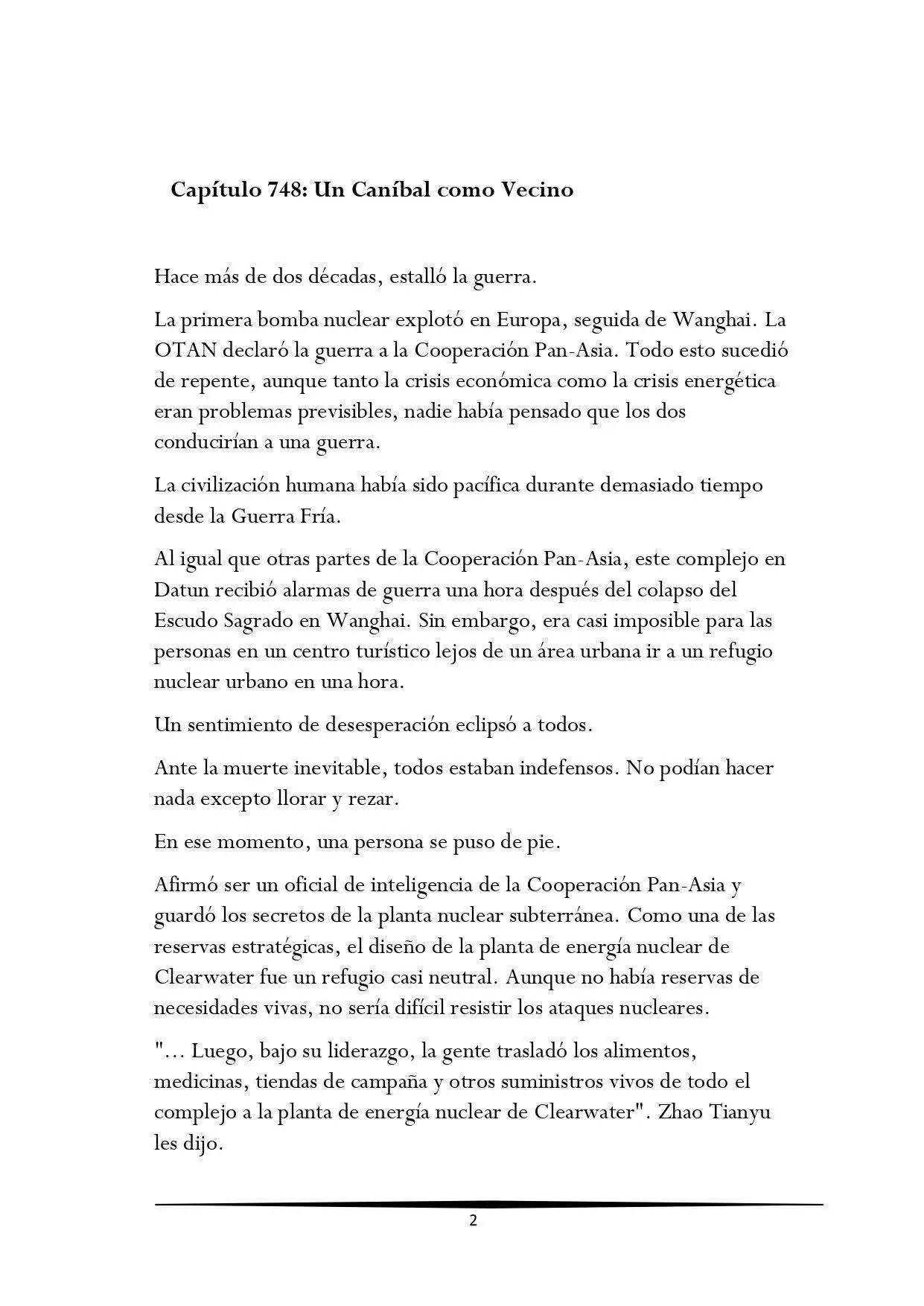Tengo una Mansion en el mundo Post-apocaliptico (Novela) - Capítulo 748 - Página 2 - LectorTMOo