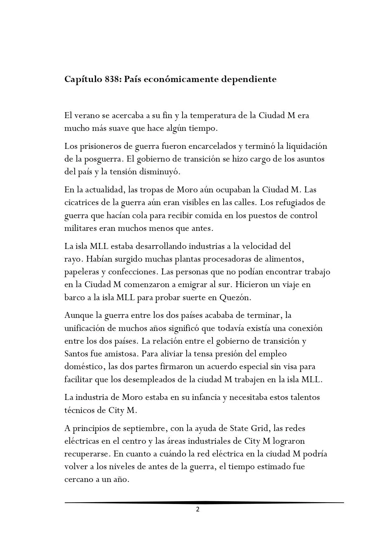 Tengo una Mansion en el mundo Post-apocaliptico (Novela) - Capítulo 838 - Página 2 - LectorTMOo