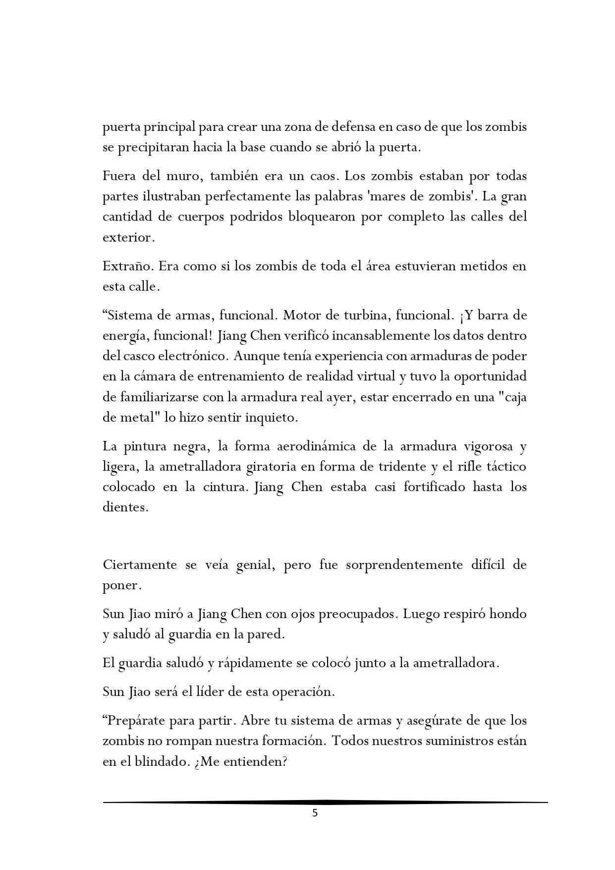 Tengo una Mansion en el mundo Post-apocaliptico (Novela) - Capítulo 85 - Página 5 - LectorTMOo