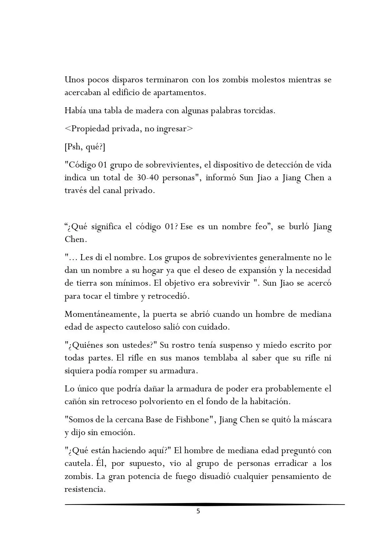 Tengo una Mansion en el mundo Post-apocaliptico (Novela) - Capítulo 86 - Página 5 - LectorTMOo