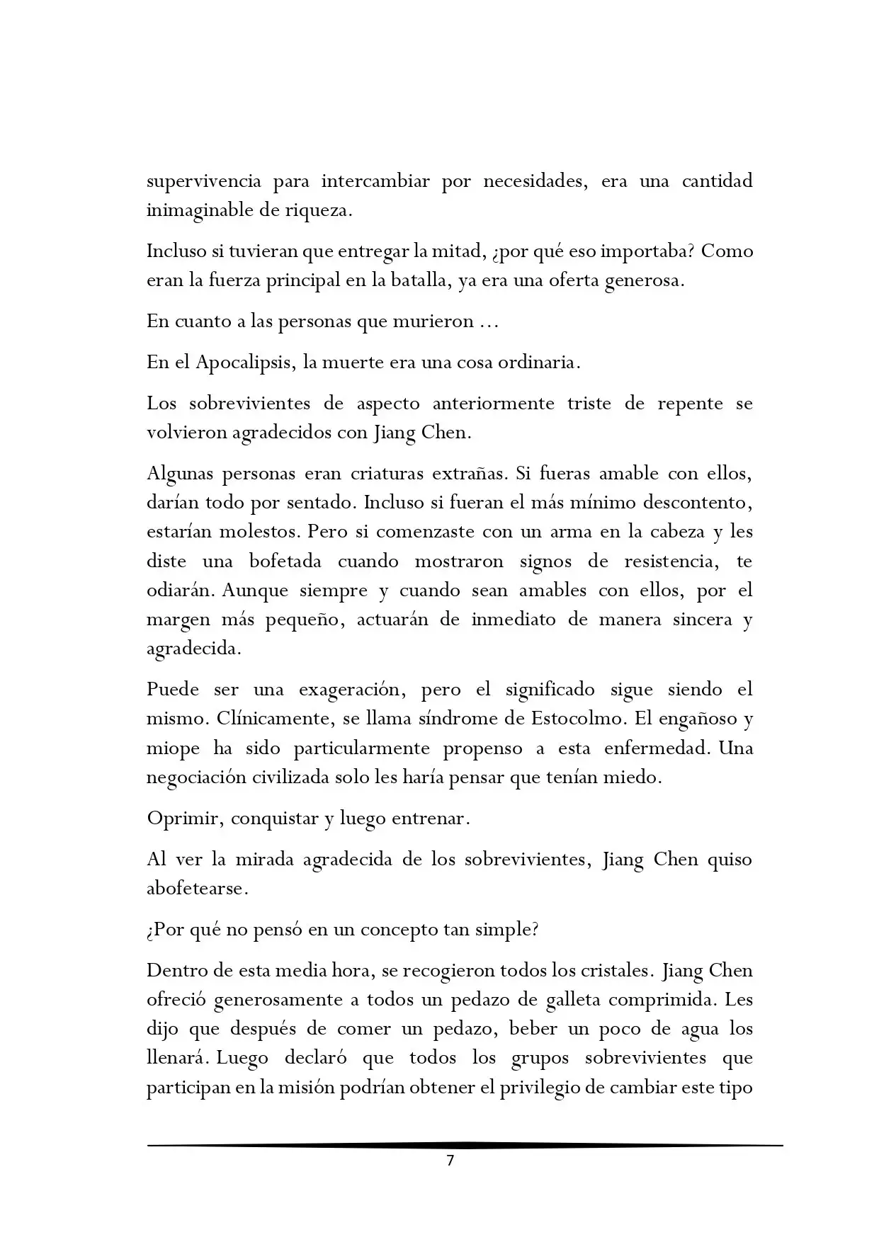 Tengo una Mansion en el mundo Post-apocaliptico (Novela) - Capítulo 87 - Página 7 - LectorTMOo