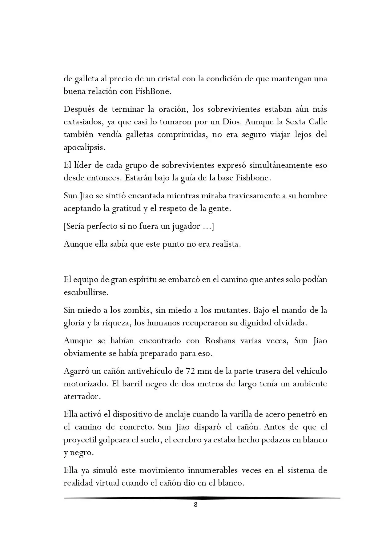 Tengo una Mansion en el mundo Post-apocaliptico (Novela) - Capítulo 87 - Página 8 - LectorTMOo